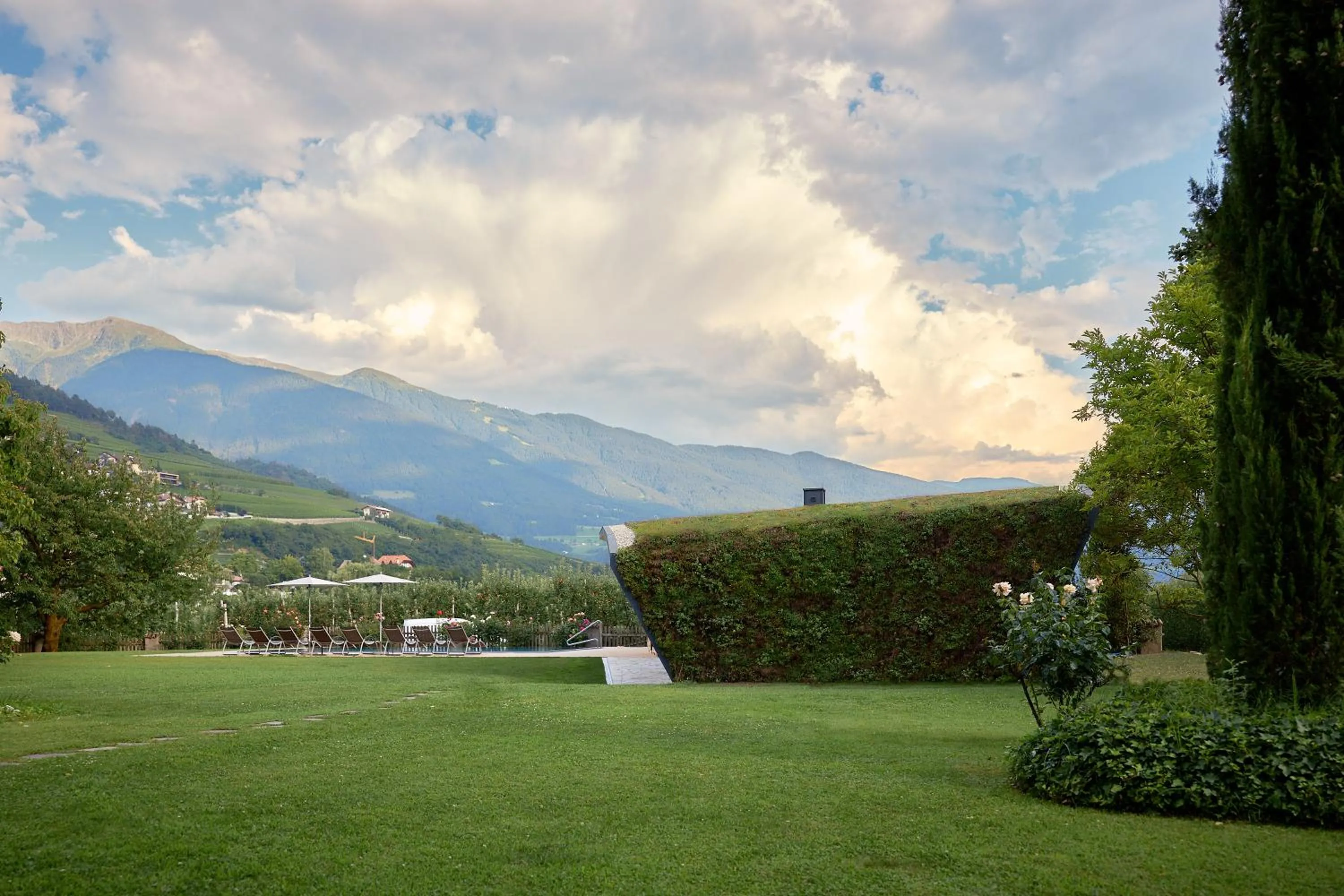 Open Air Bath in Hotel Brückenwirt