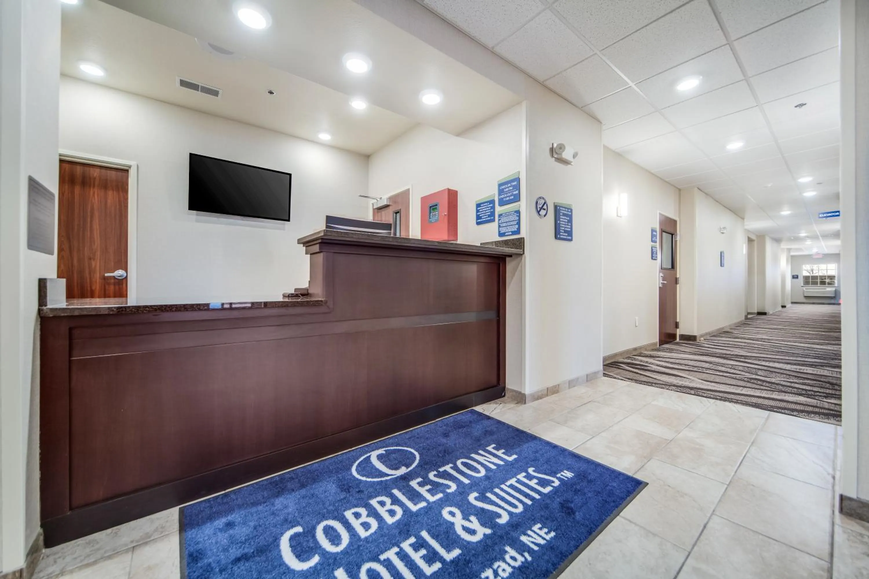 Lobby or reception in Cobblestone Hotel & Suites - Cozad