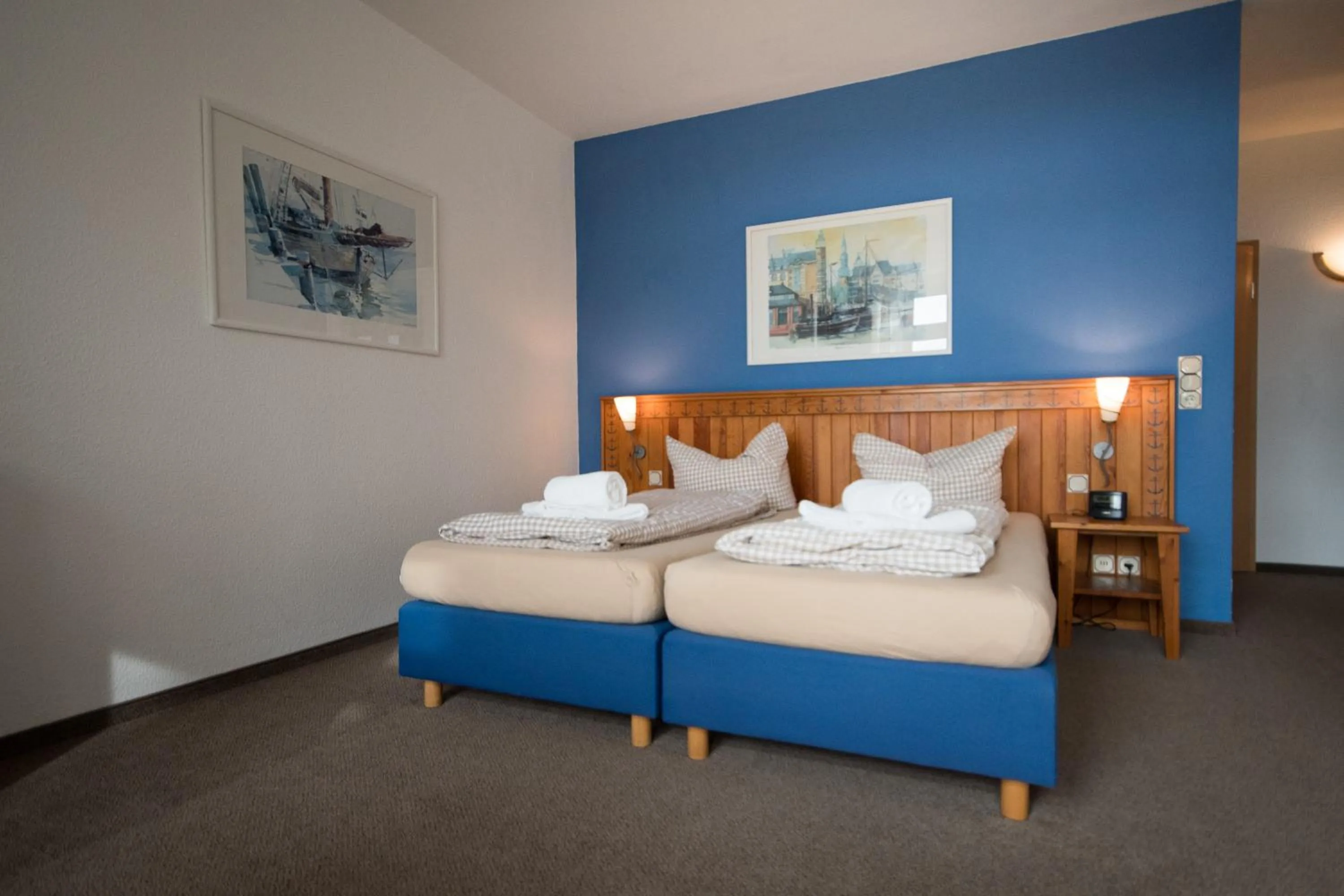 Bed in Hotel Nige Hus