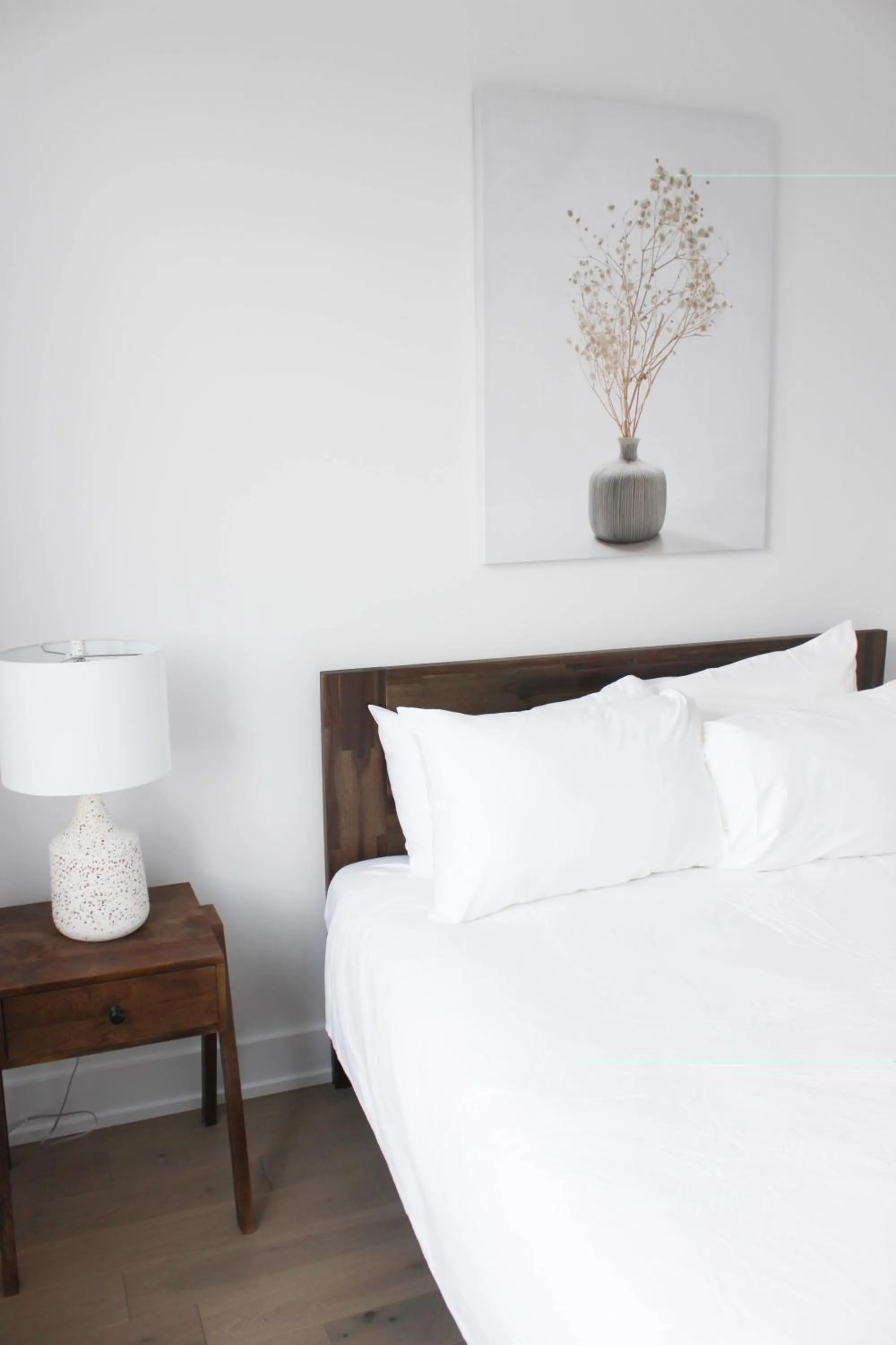 Bed in Muskoka Bay Resort