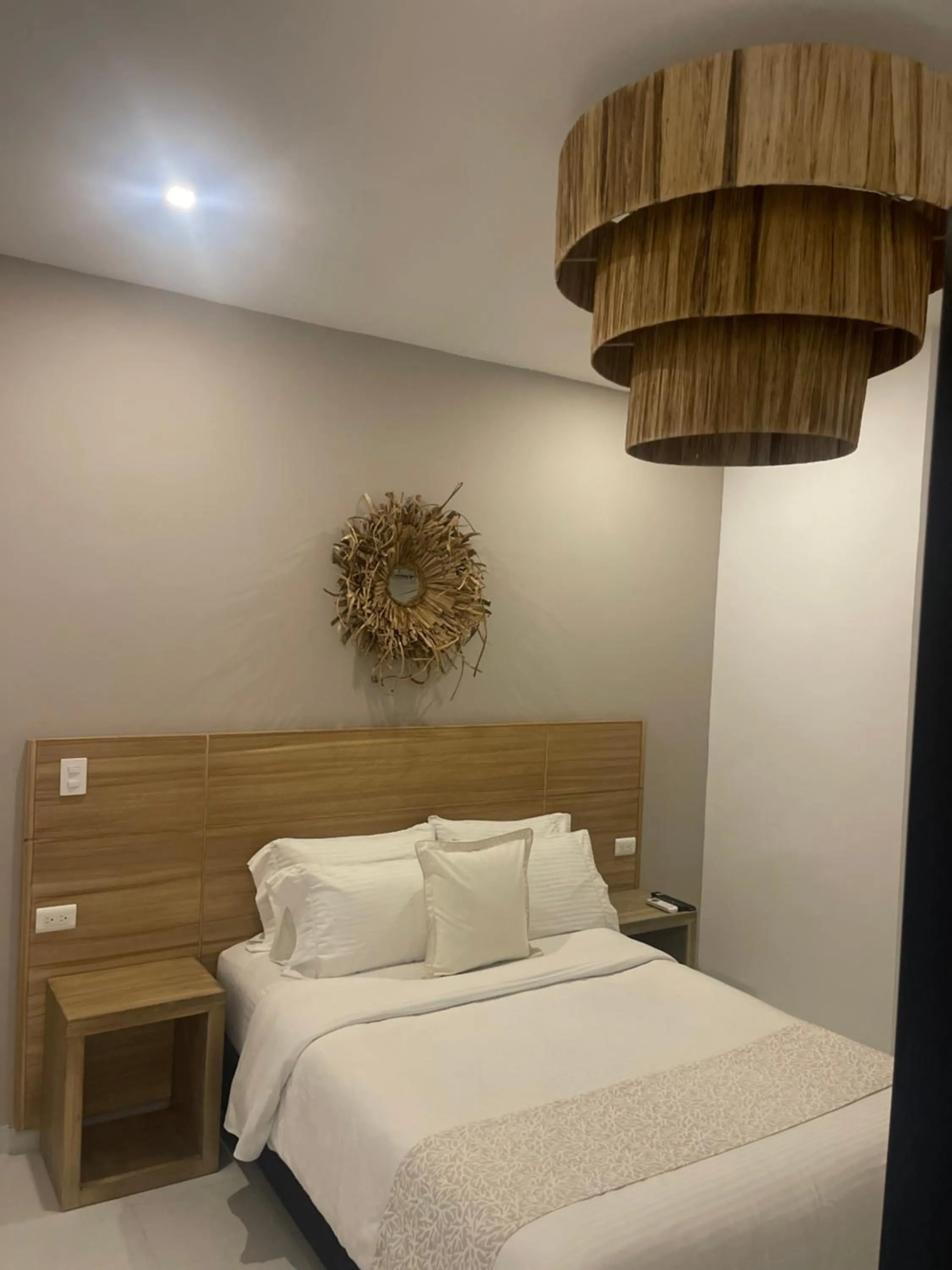 Bed in Moet Medellin Hotel