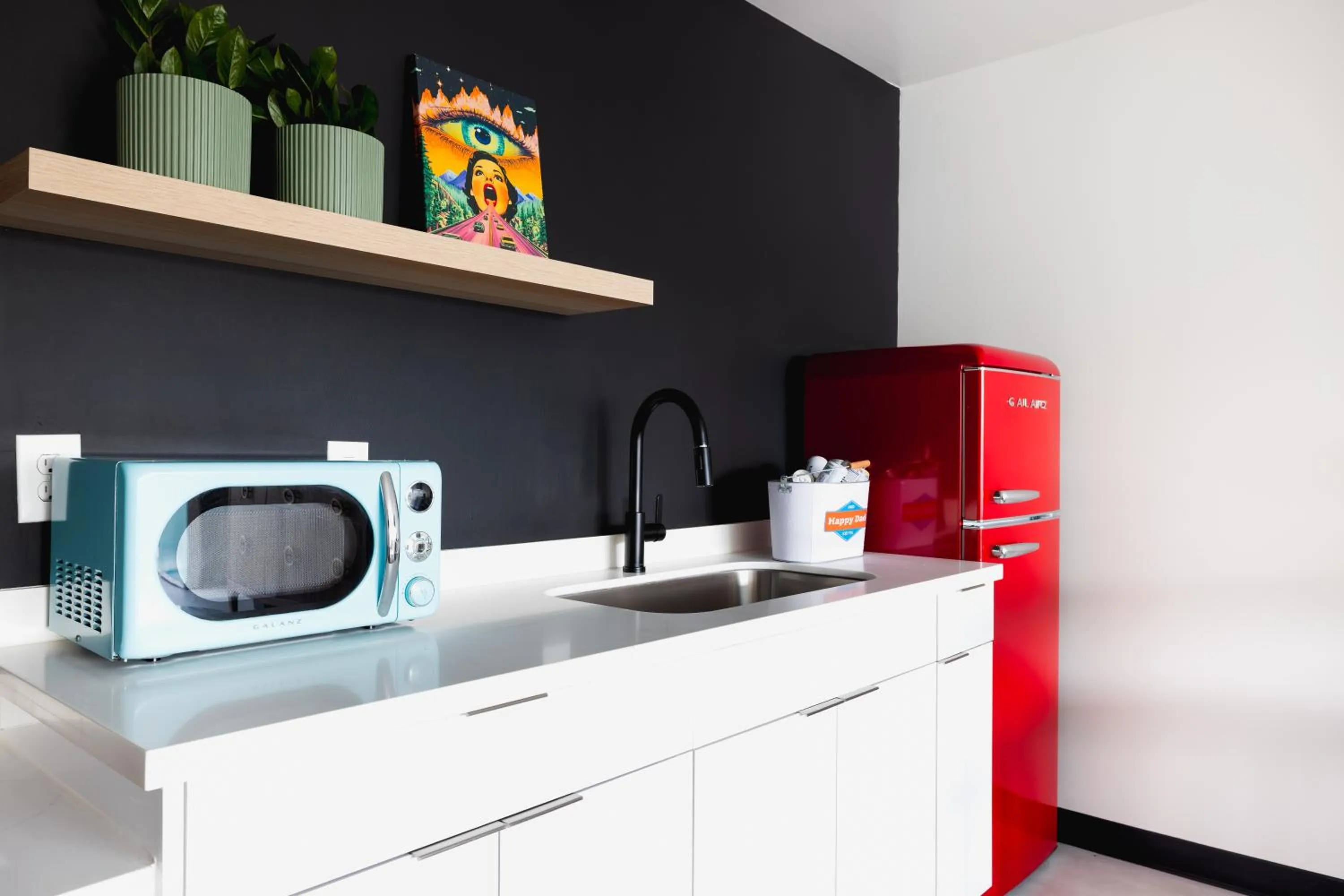 kitchen in Heights House Hotel - Houston Heights Downtown, an Ascend Collection Hotel