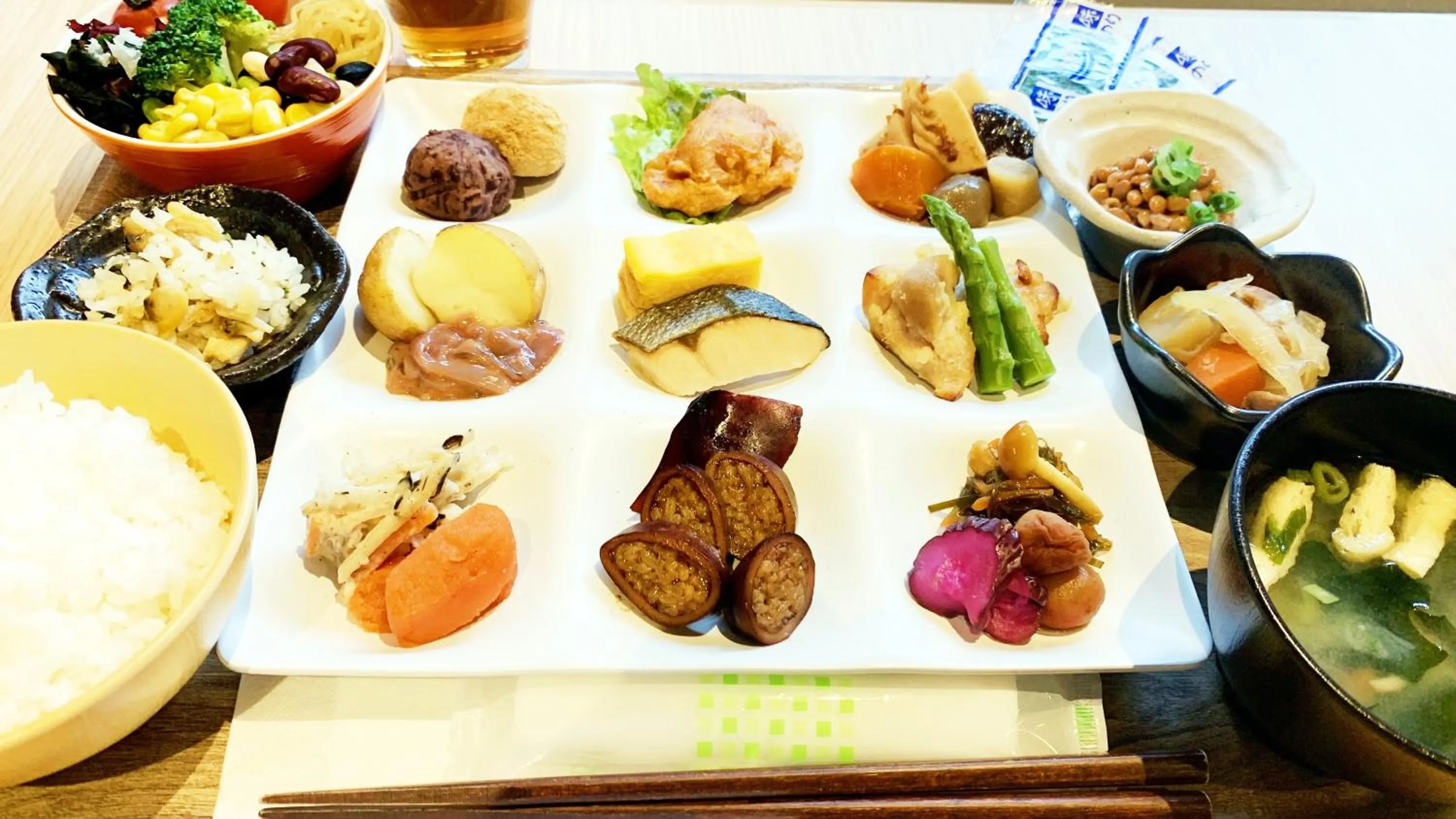 Breakfast in Smile Hotel Premium Hakodate Goryokaku