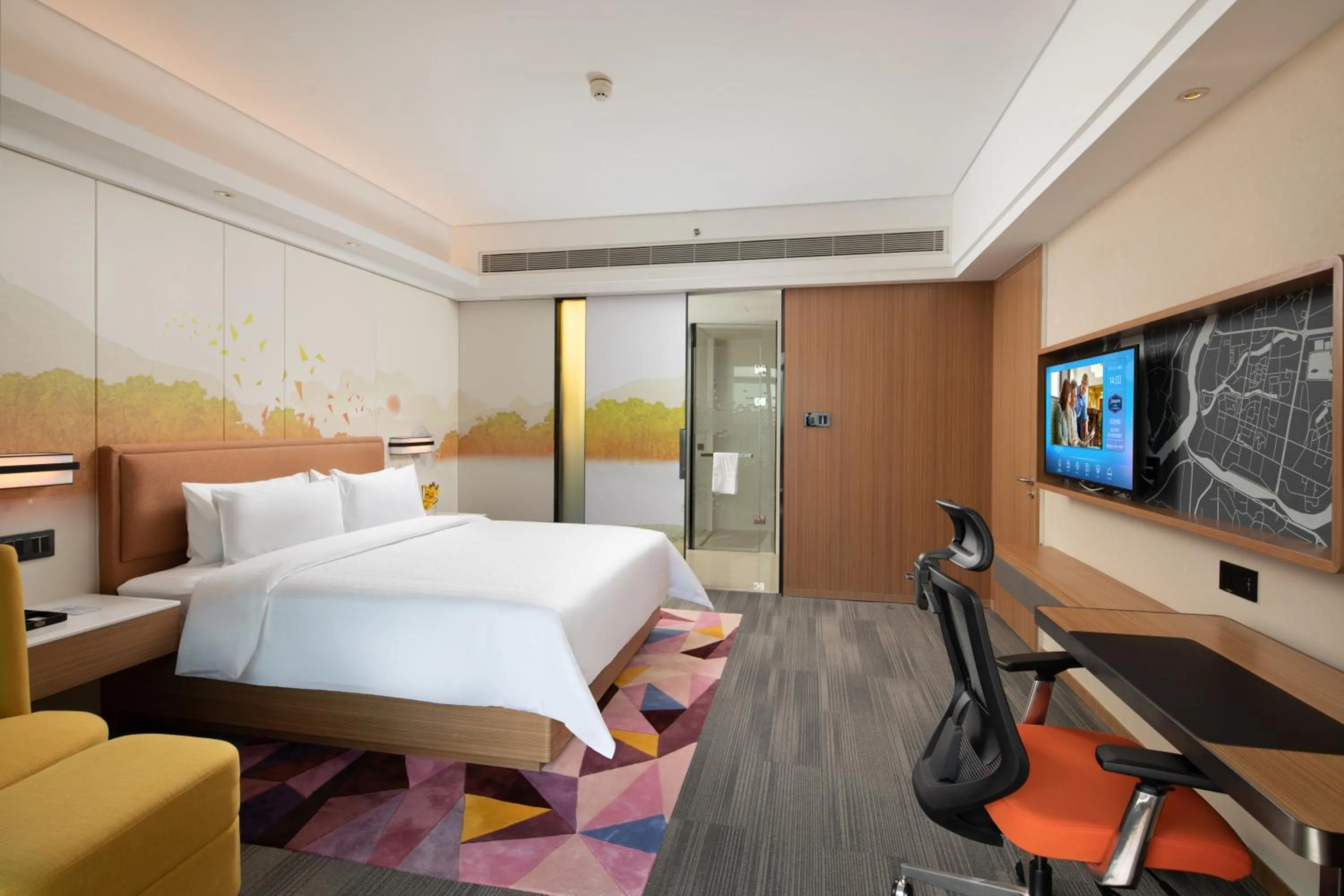 Bed in Hampton by Hilton Nanhai Haikou