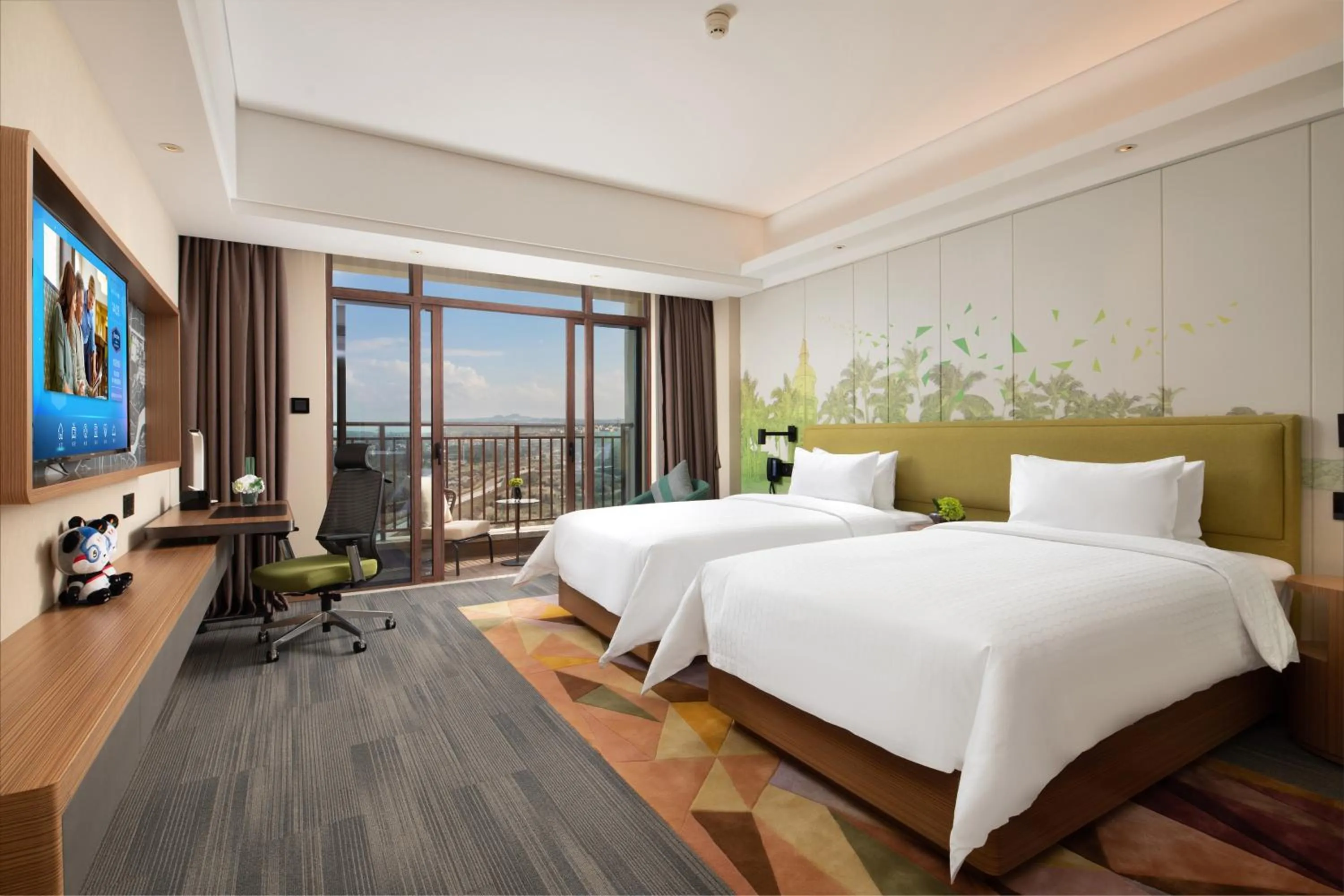 Superior Twin Room in Hampton by Hilton Nanhai Haikou