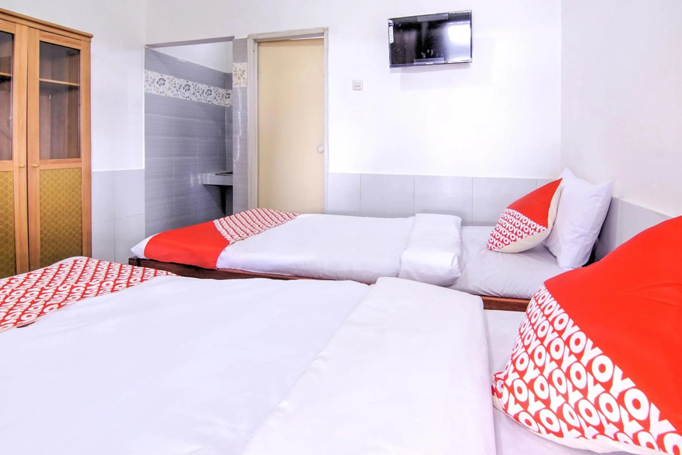 Bedroom in OYO 3317 Maju Jaya Homestay Syariah