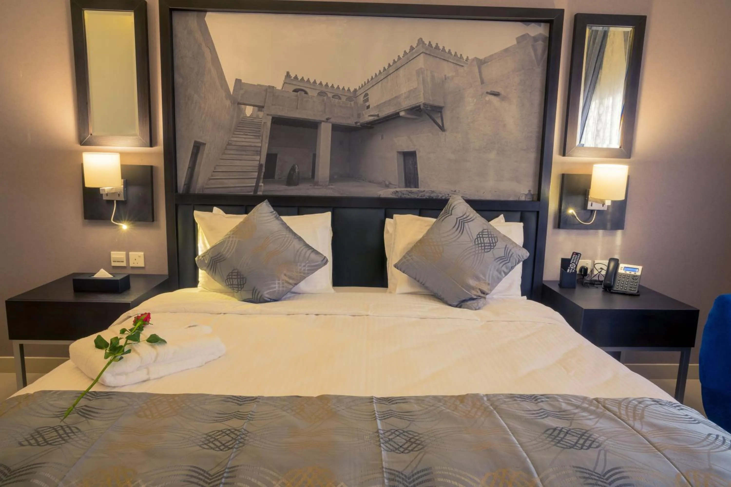Photo of the whole room, Bed in Swiss Luxury Villas
