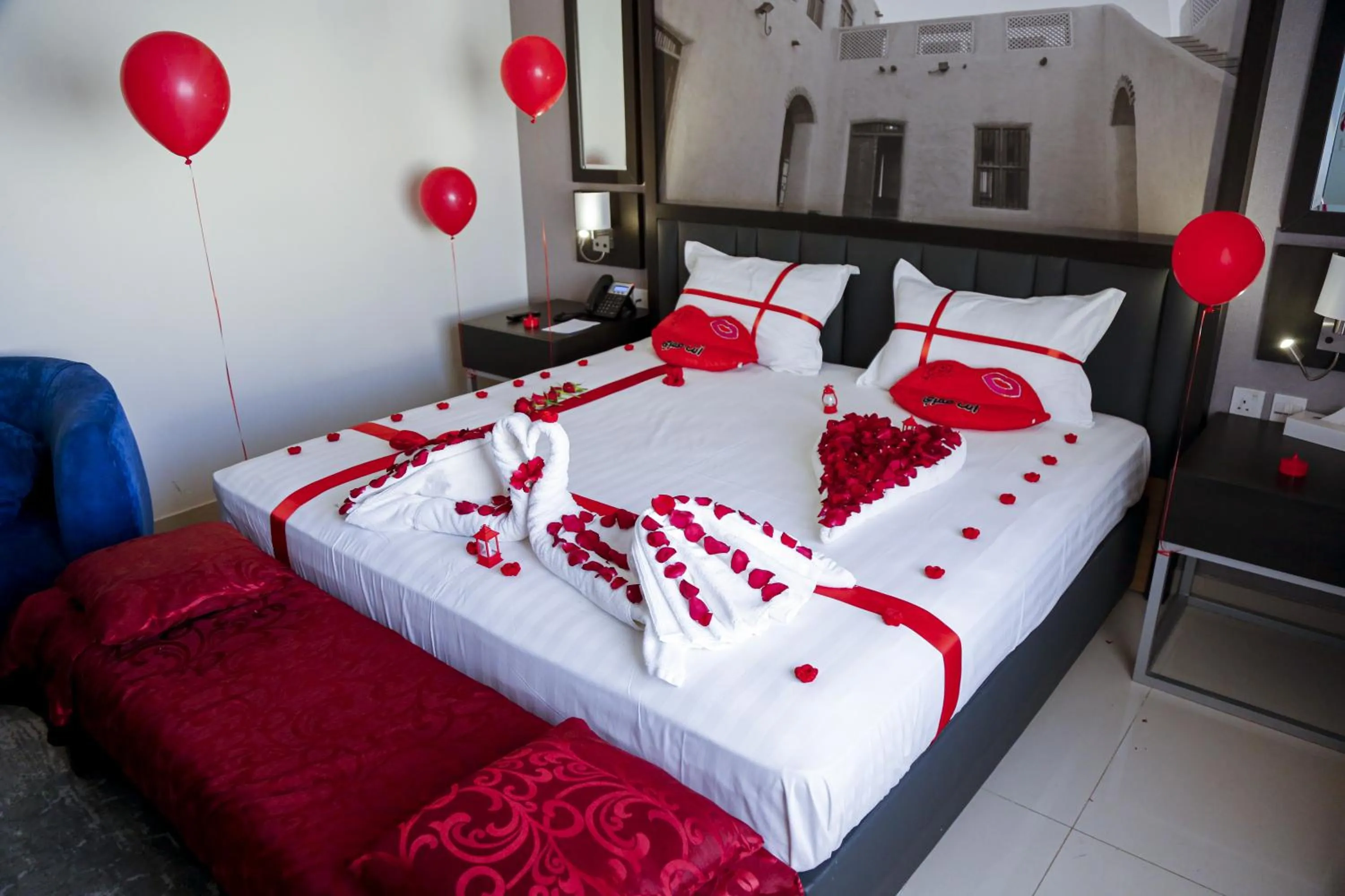 Bed in Swiss Luxury Villas