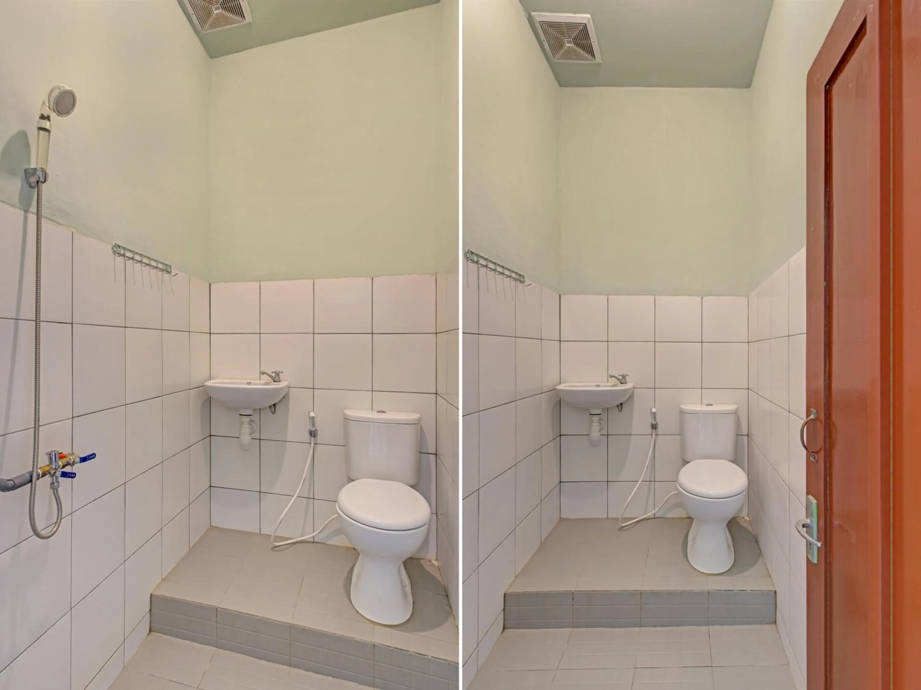 Bathroom in Hotel O Villa Inn App Trawas Bintaro Syariah