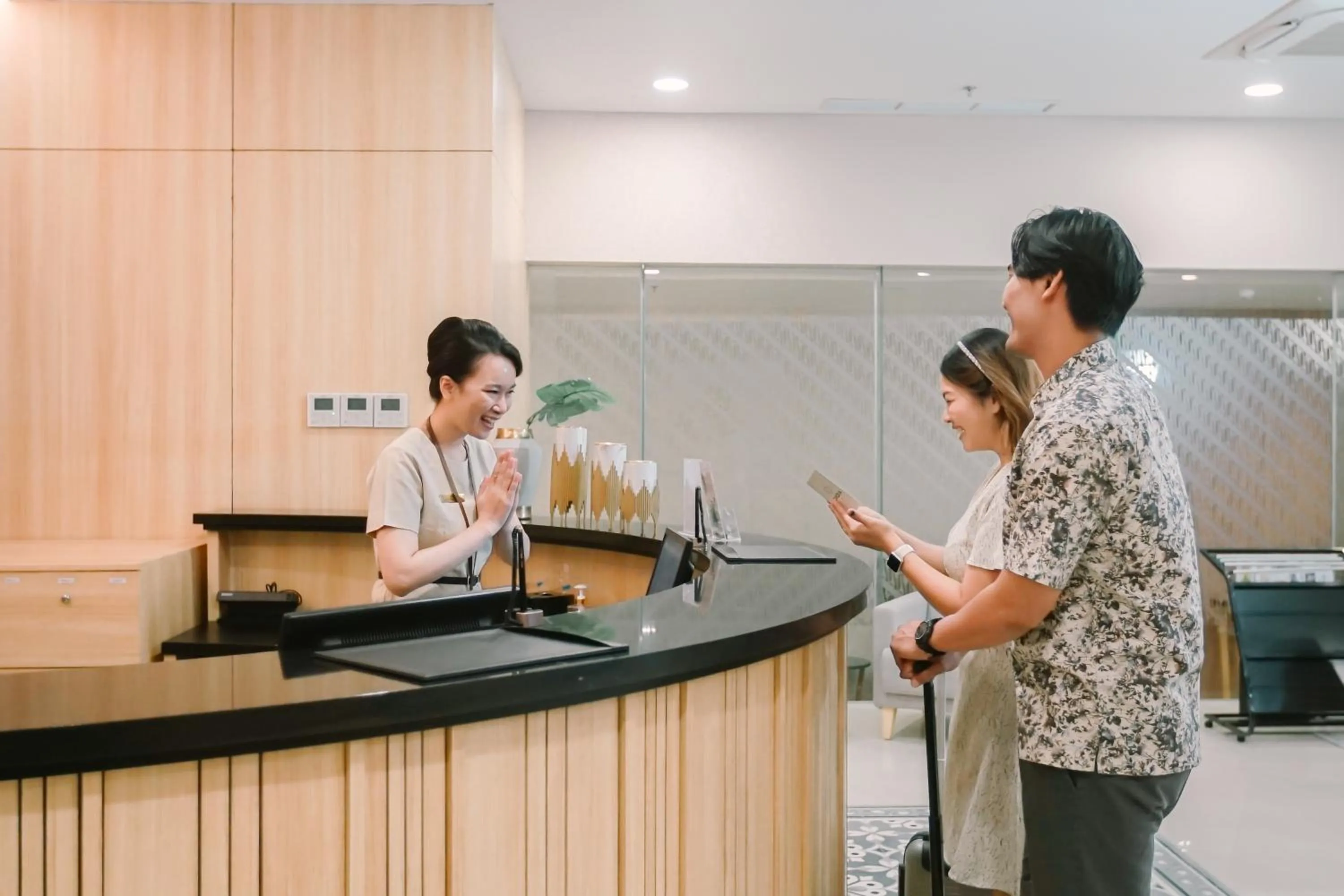 Lobby or reception in Cordia Hotel Yogyakarta - Hotel Dalam Bandara