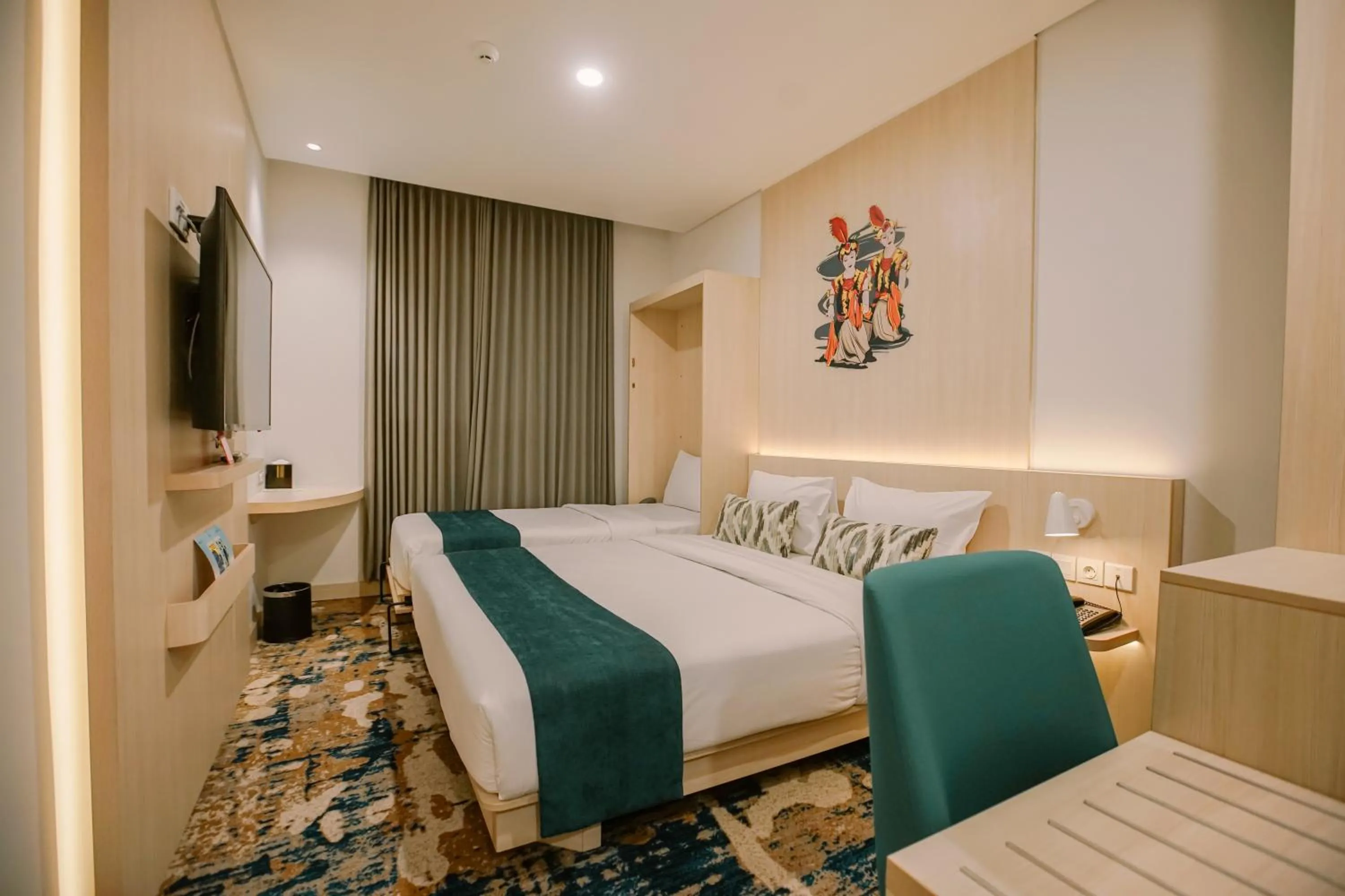 Bed in Cordia Hotel Yogyakarta - Hotel Dalam Bandara
