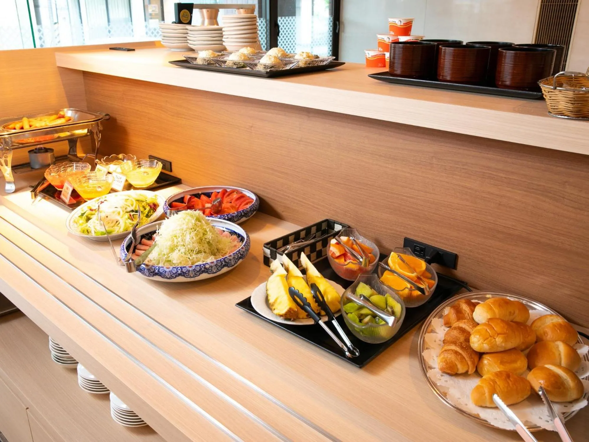 Buffet breakfast in Maizuru Grand Hotel