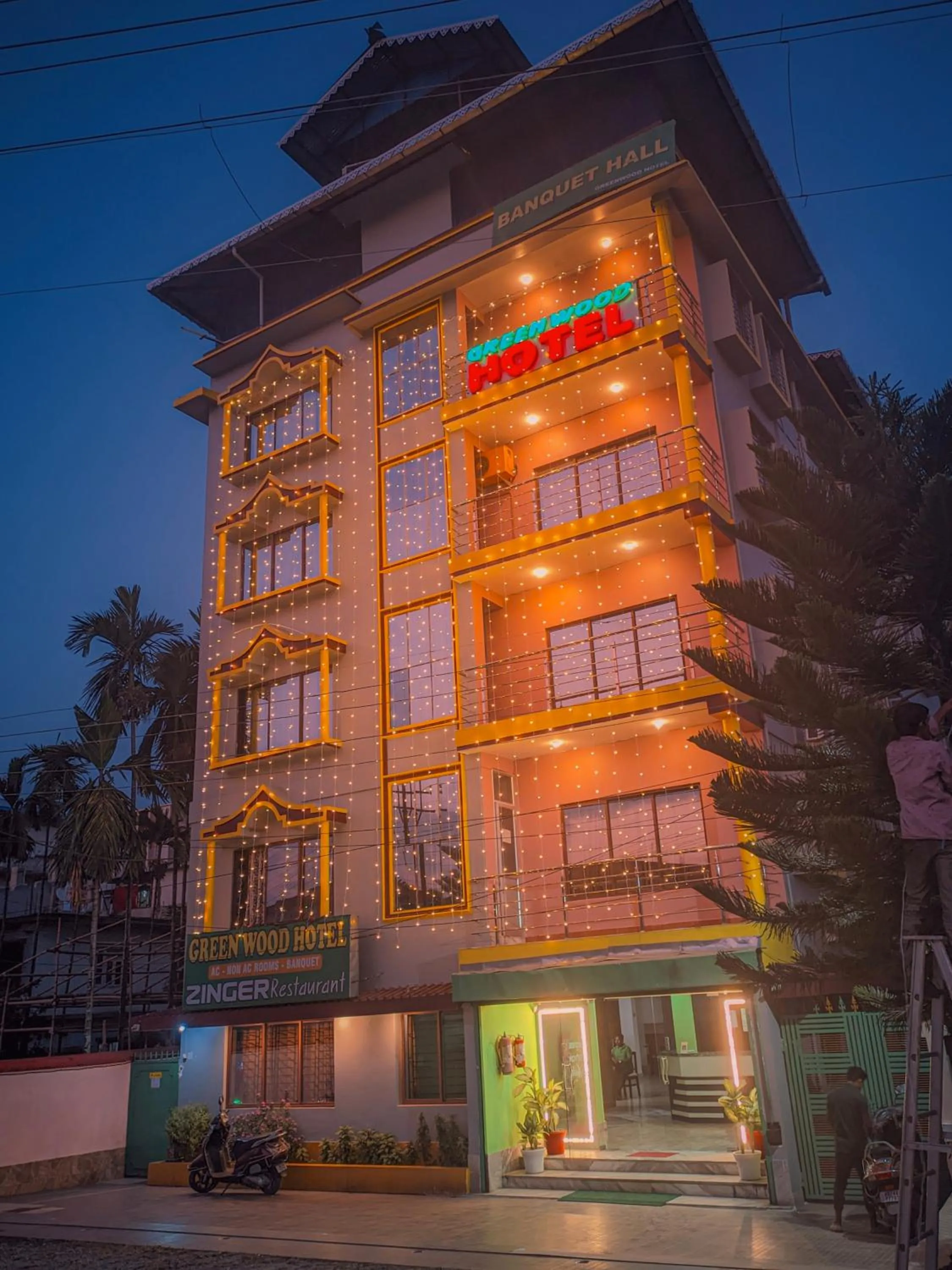 Property building in Green Wood Hotel