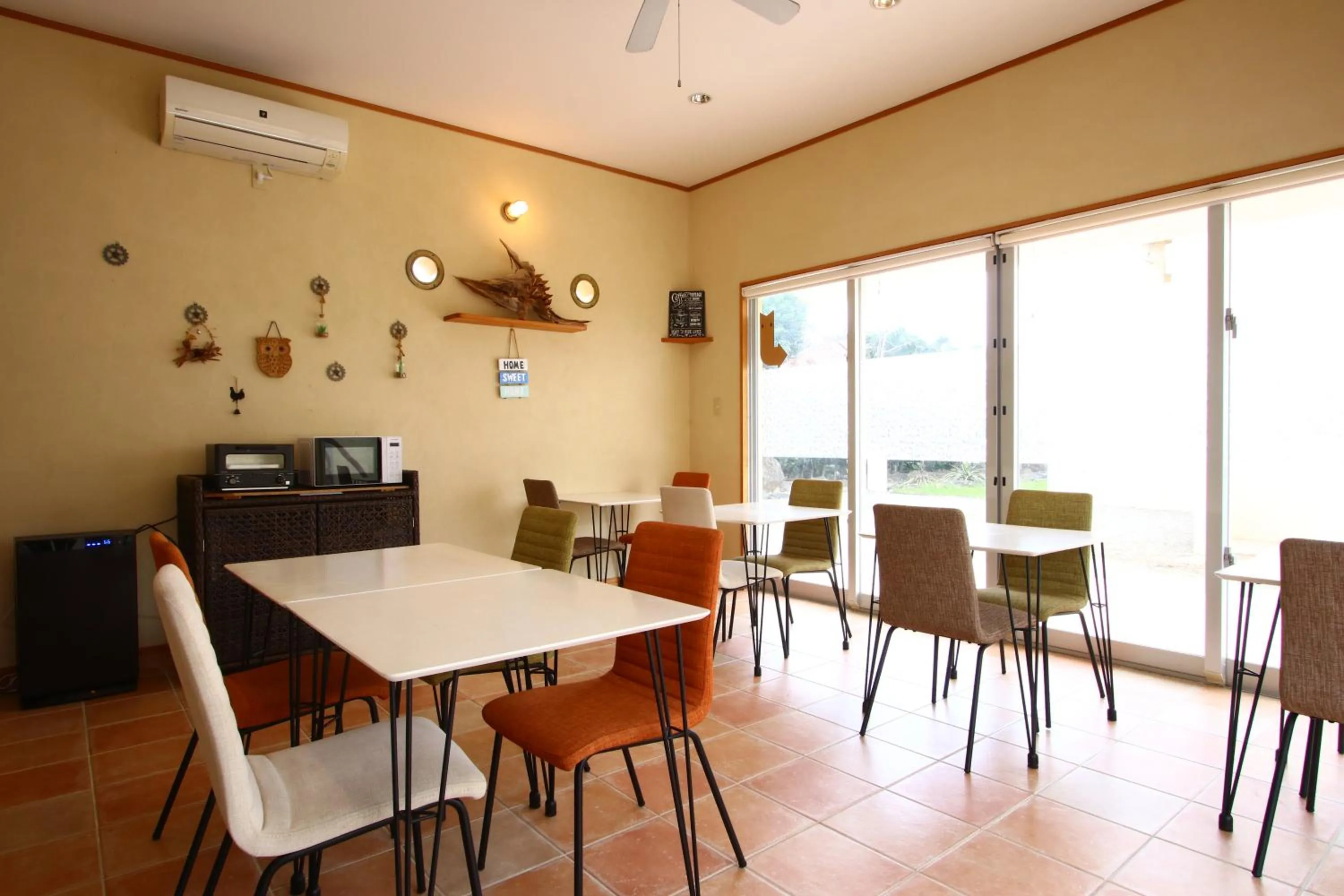 Dining area in AsobiBASE Yamabare-House