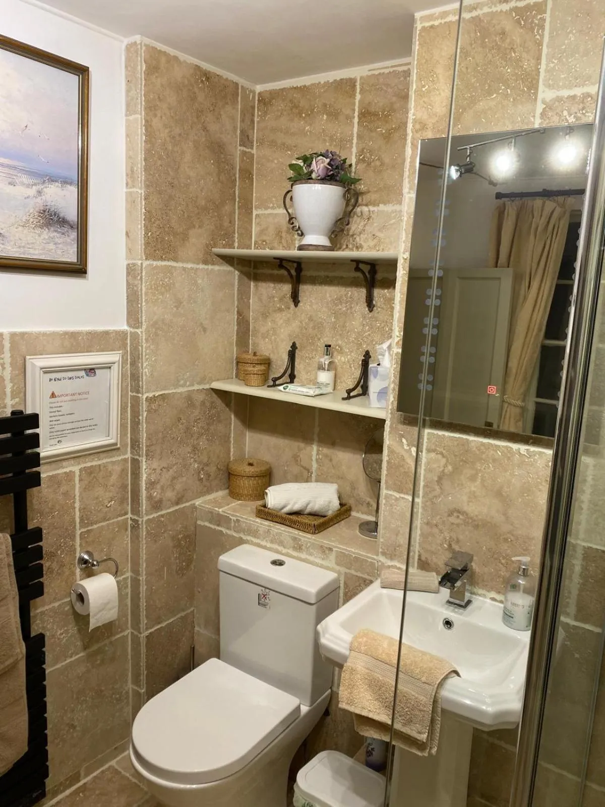 Bathroom in Anzac Street B+Bistro