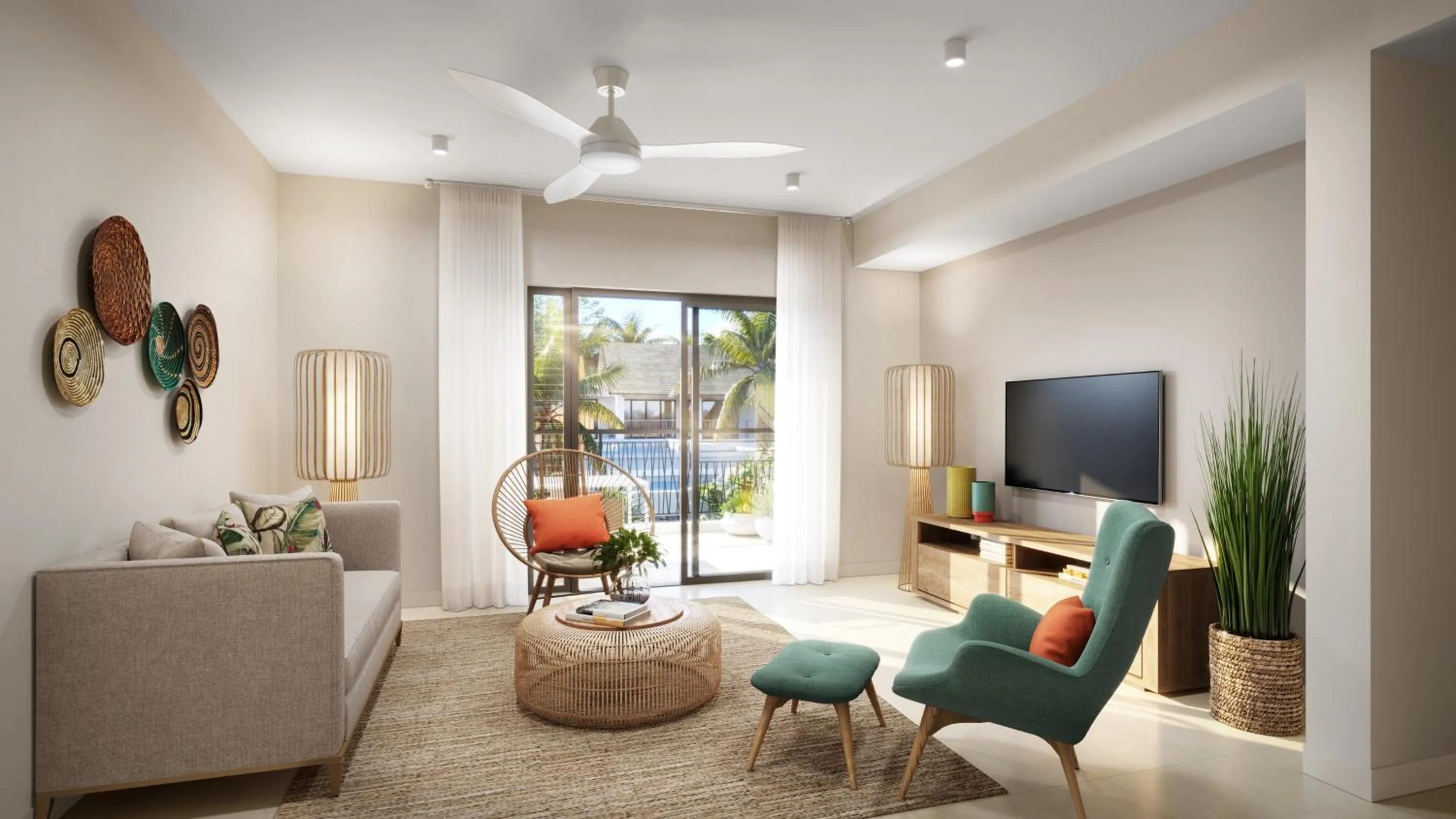 Living room in Domaine de Grand Baie