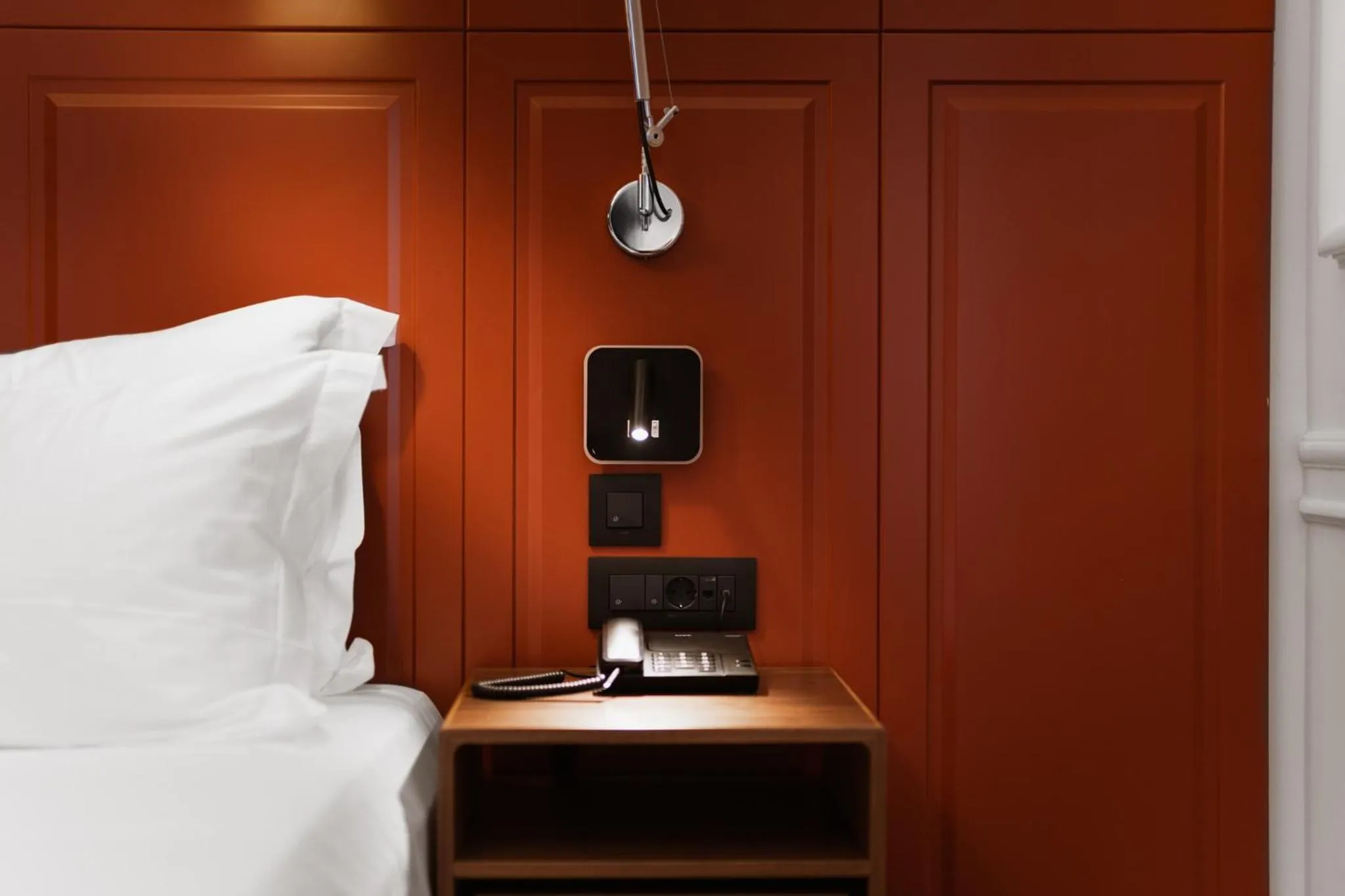 Decorative detail, Bed in The Bold Type Hotel, a Member of Design Hotels