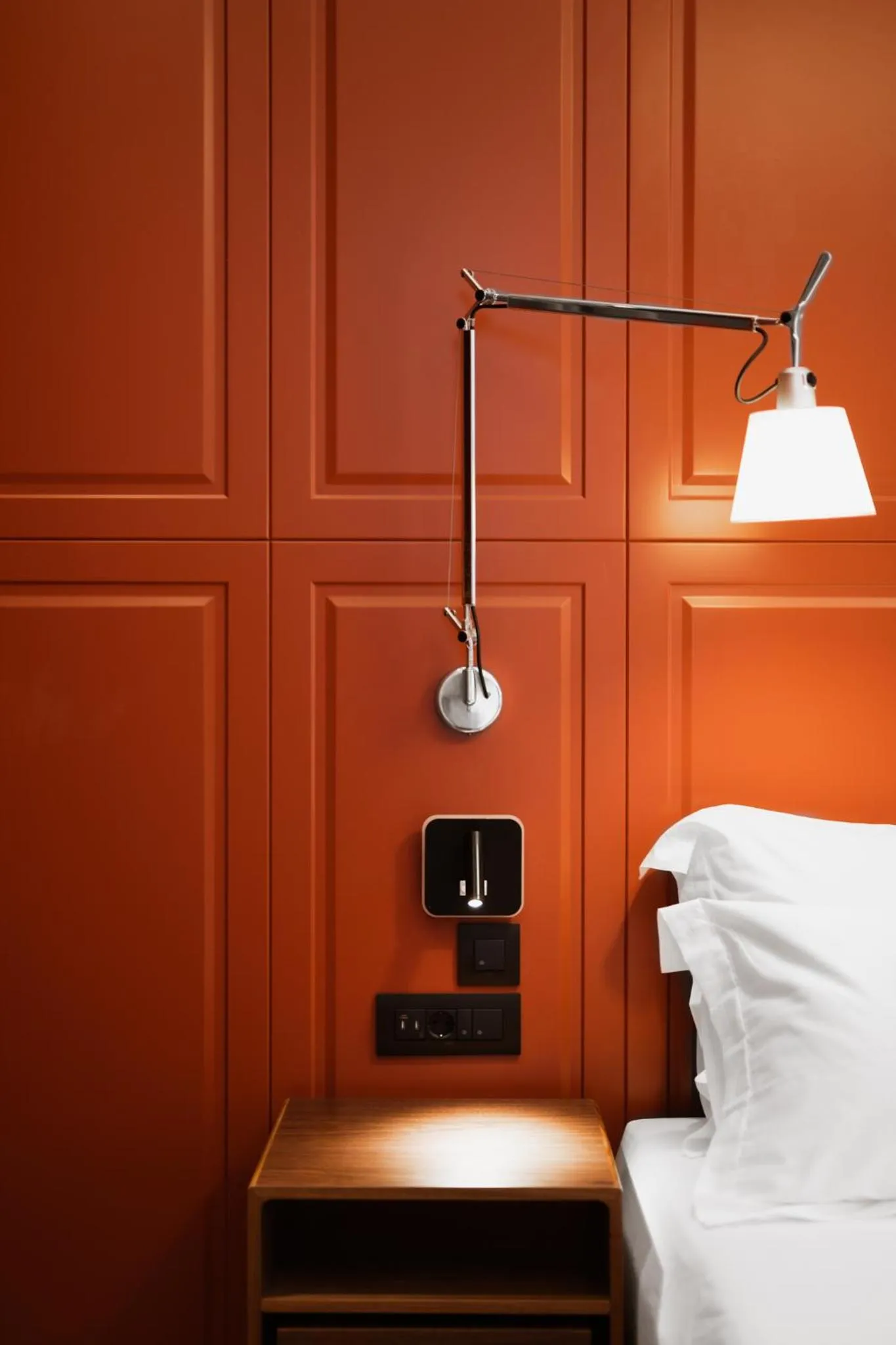 Decorative detail, Bed in The Bold Type Hotel, a Member of Design Hotels