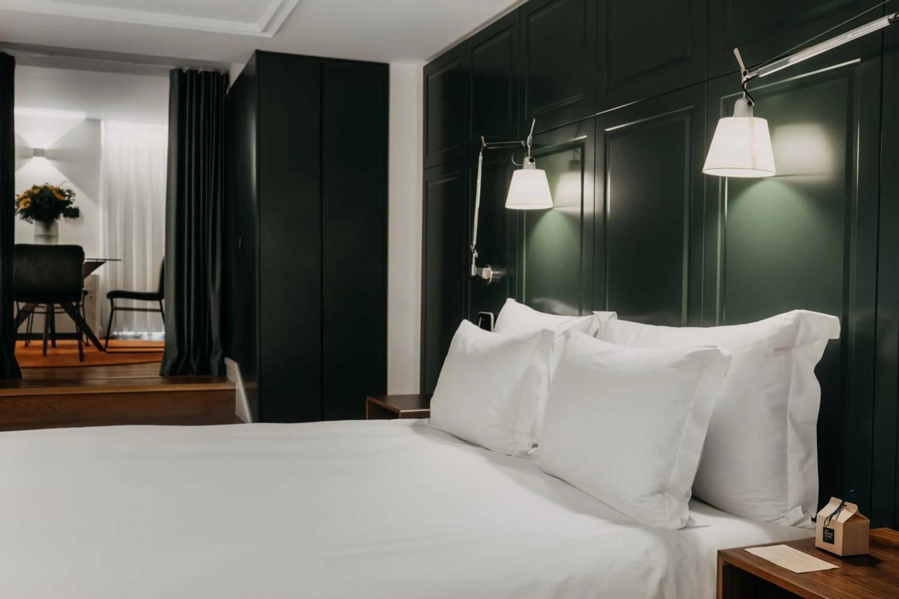 Bed in The Bold Type Hotel, a Member of Design Hotels