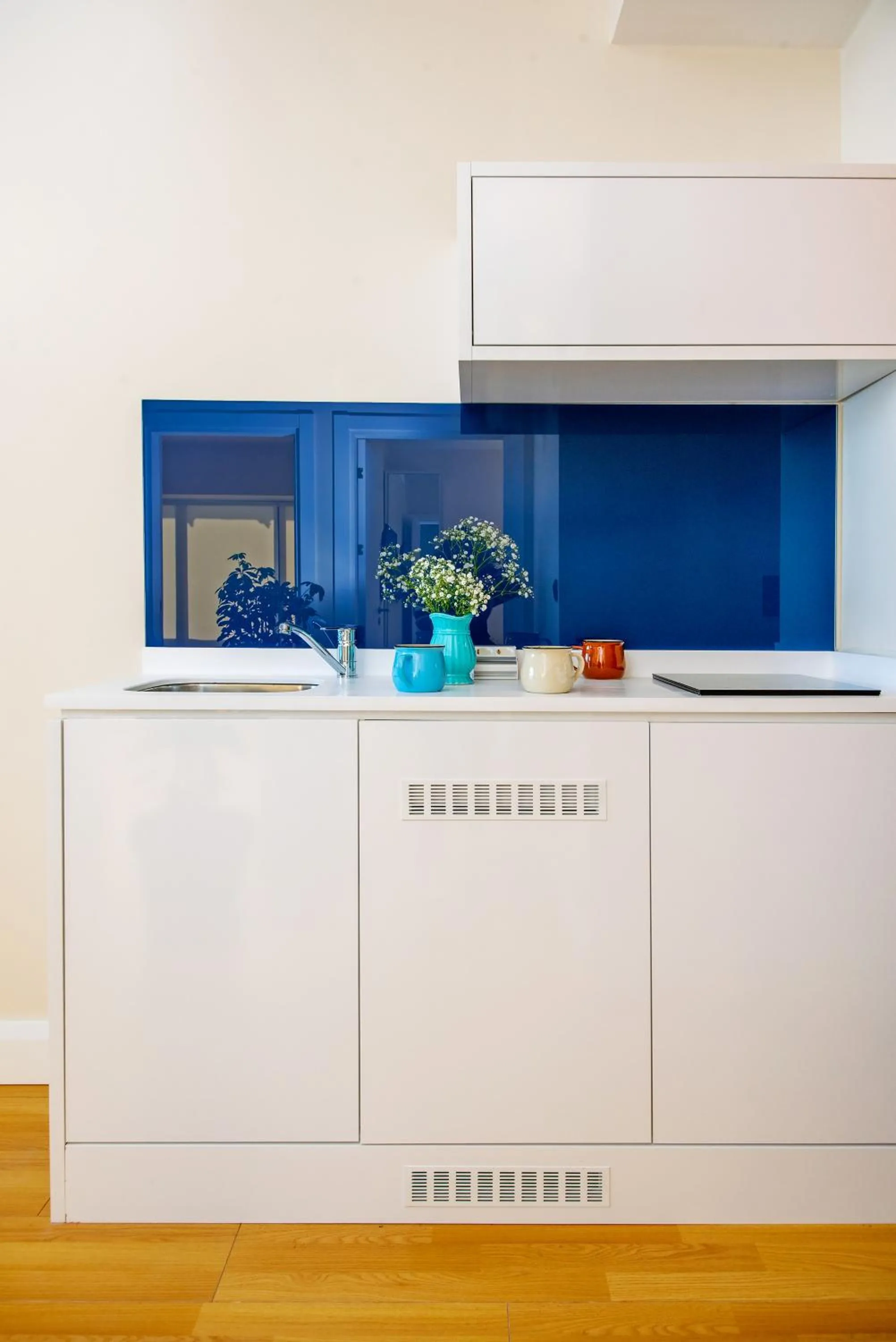 Kitchen or kitchenette in Orbi City Hotel Official