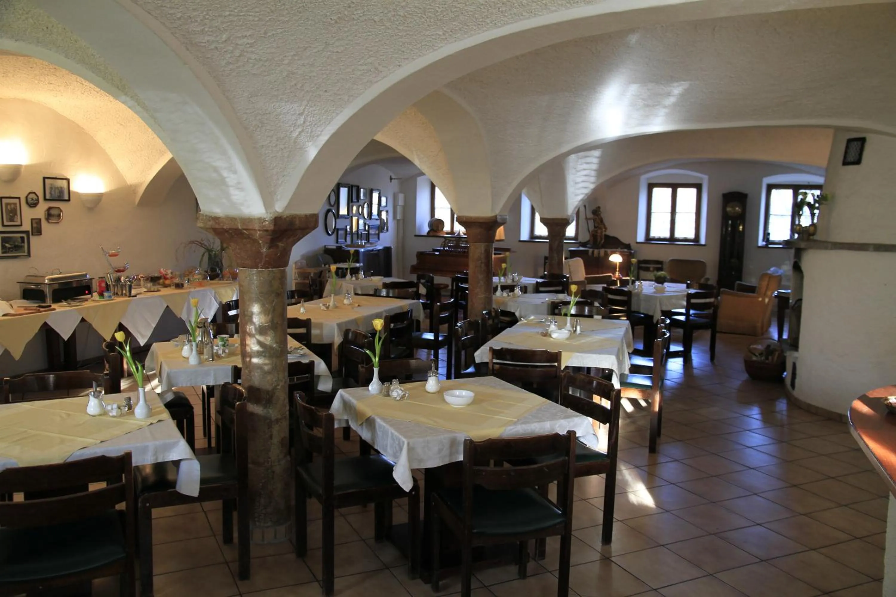 Restaurant/places to eat in Pension Poschmühle