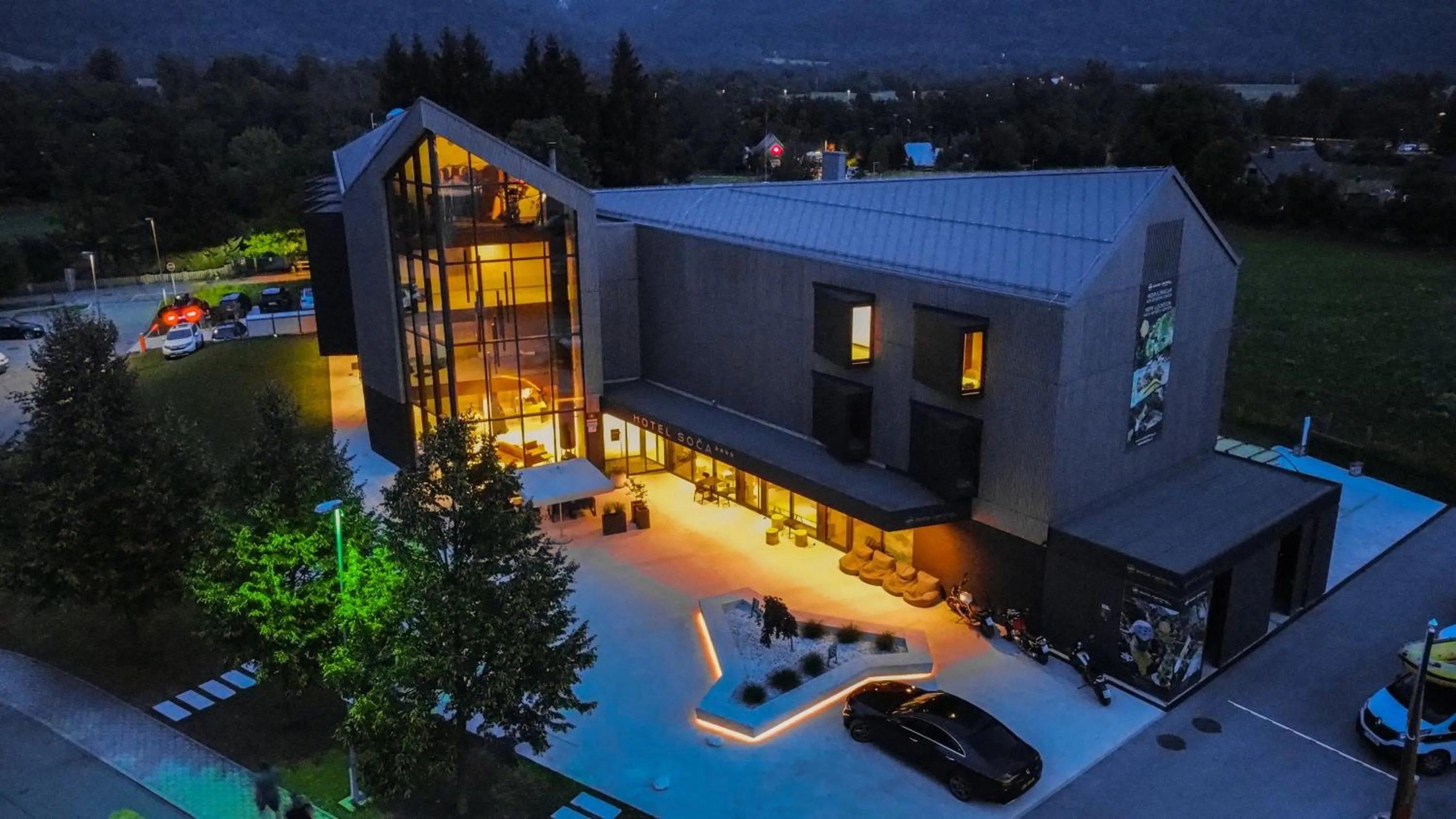 Property building in Hotel Soča