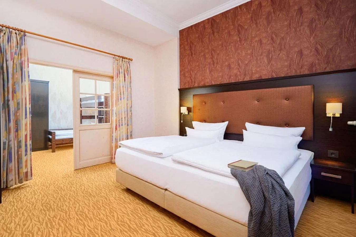 Bedroom, Bed in Strandhotel Preussenhof