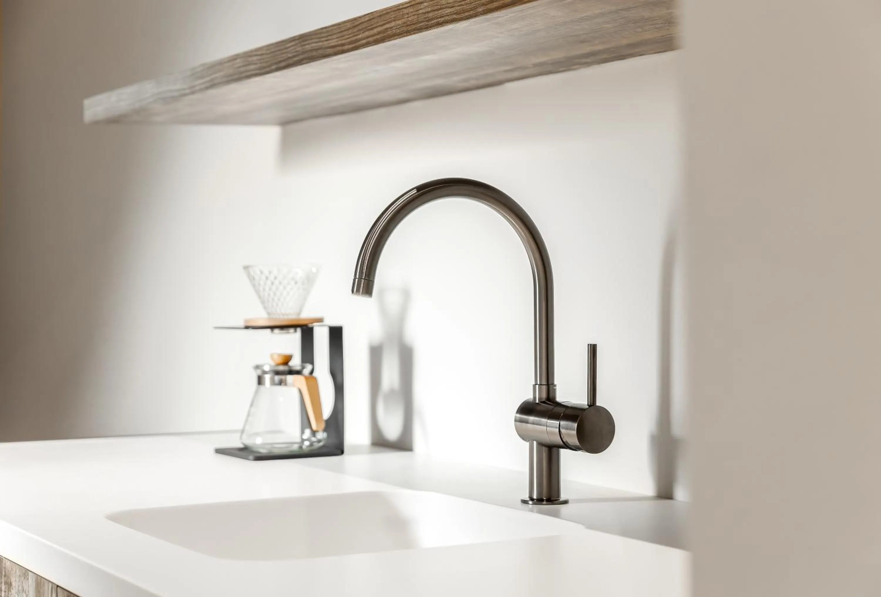 Kitchen or kitchenette in Cityhotel Wood