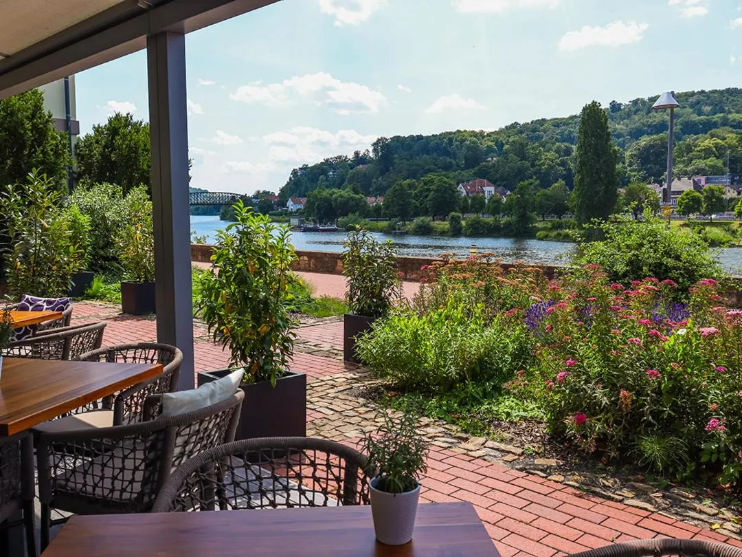 Balcony/Terrace in Hotel Stadt Hameln
