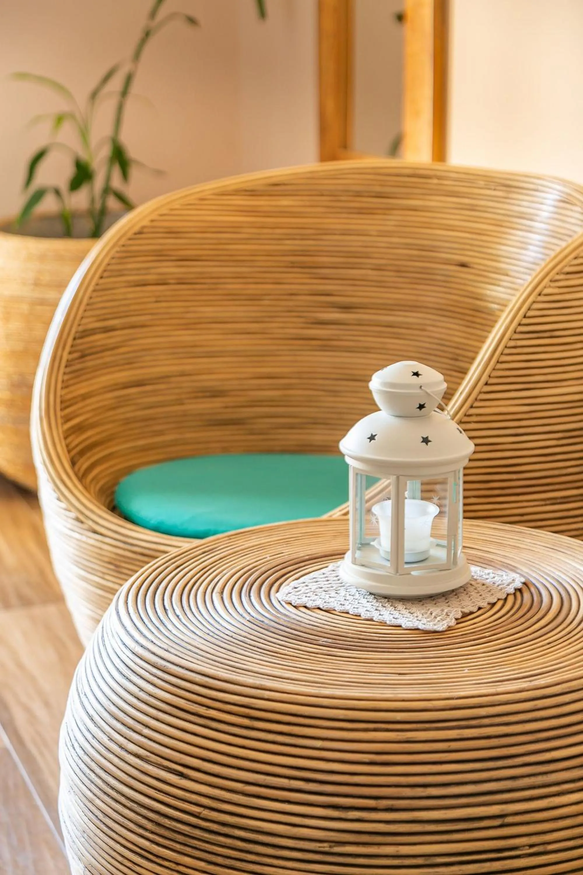 Decorative detail in Shiva Boutique Hotel - Praia do Rosa