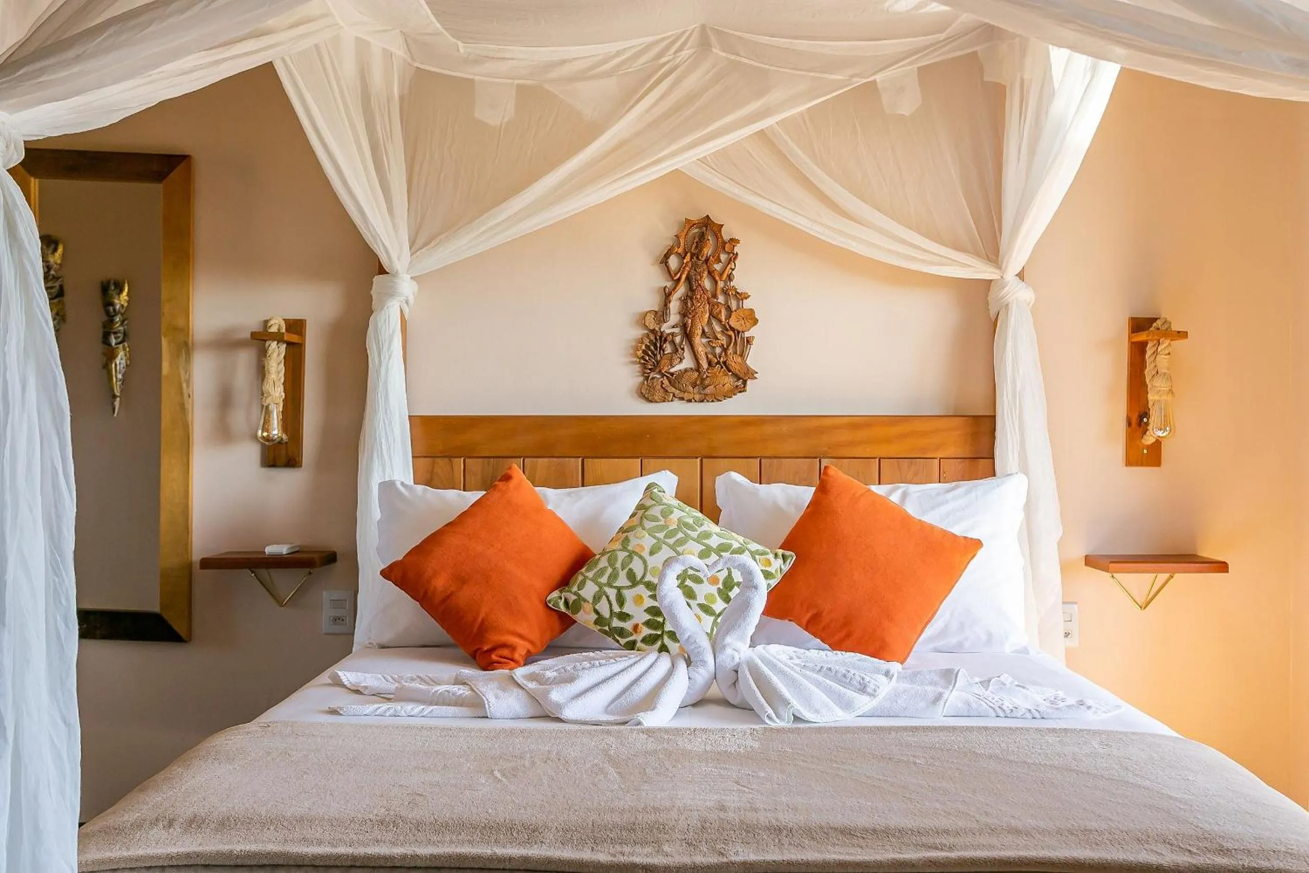 Bed in Shiva Boutique Hotel - Praia do Rosa