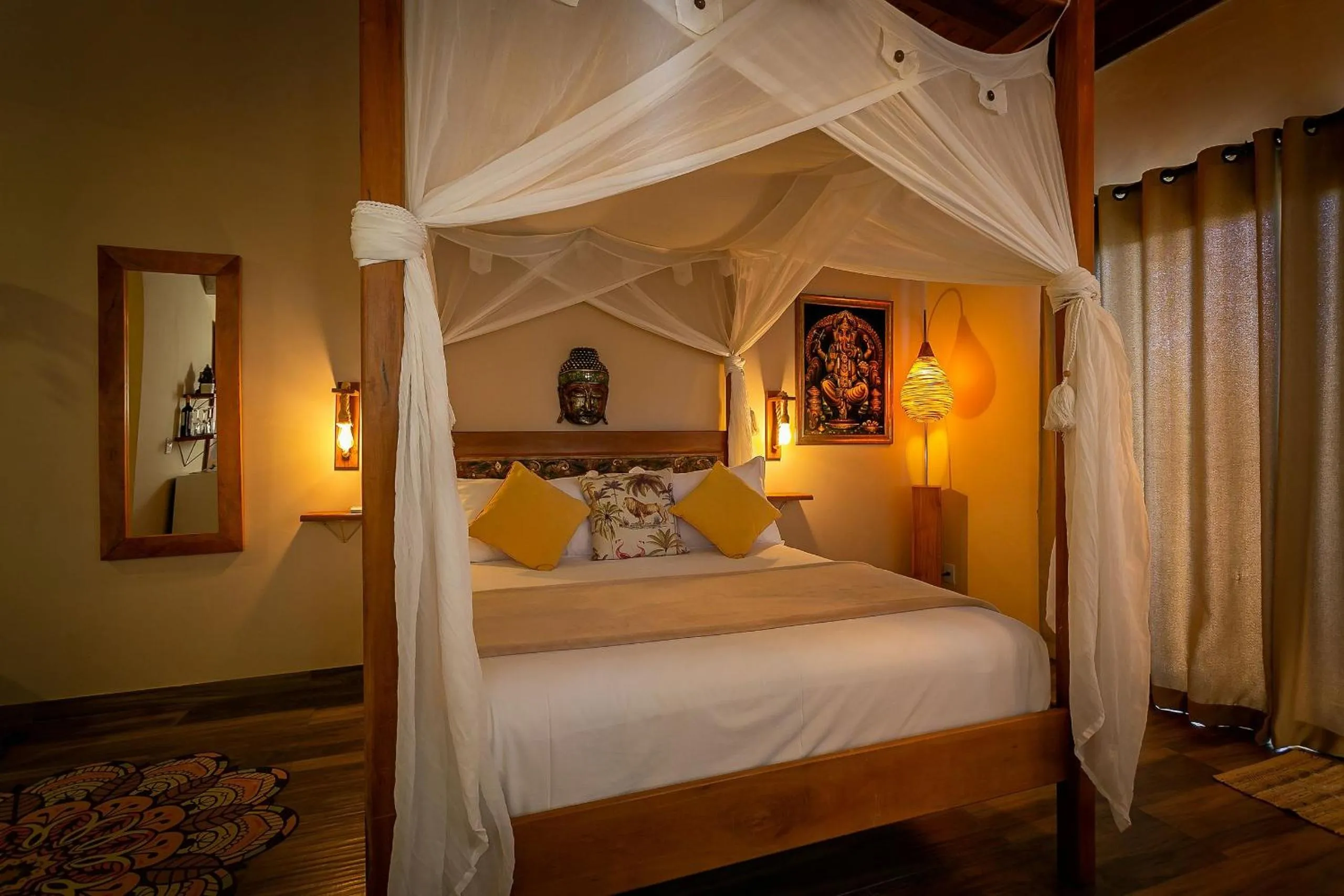 Photo of the whole room, Bed in Shiva Boutique Hotel - Praia do Rosa
