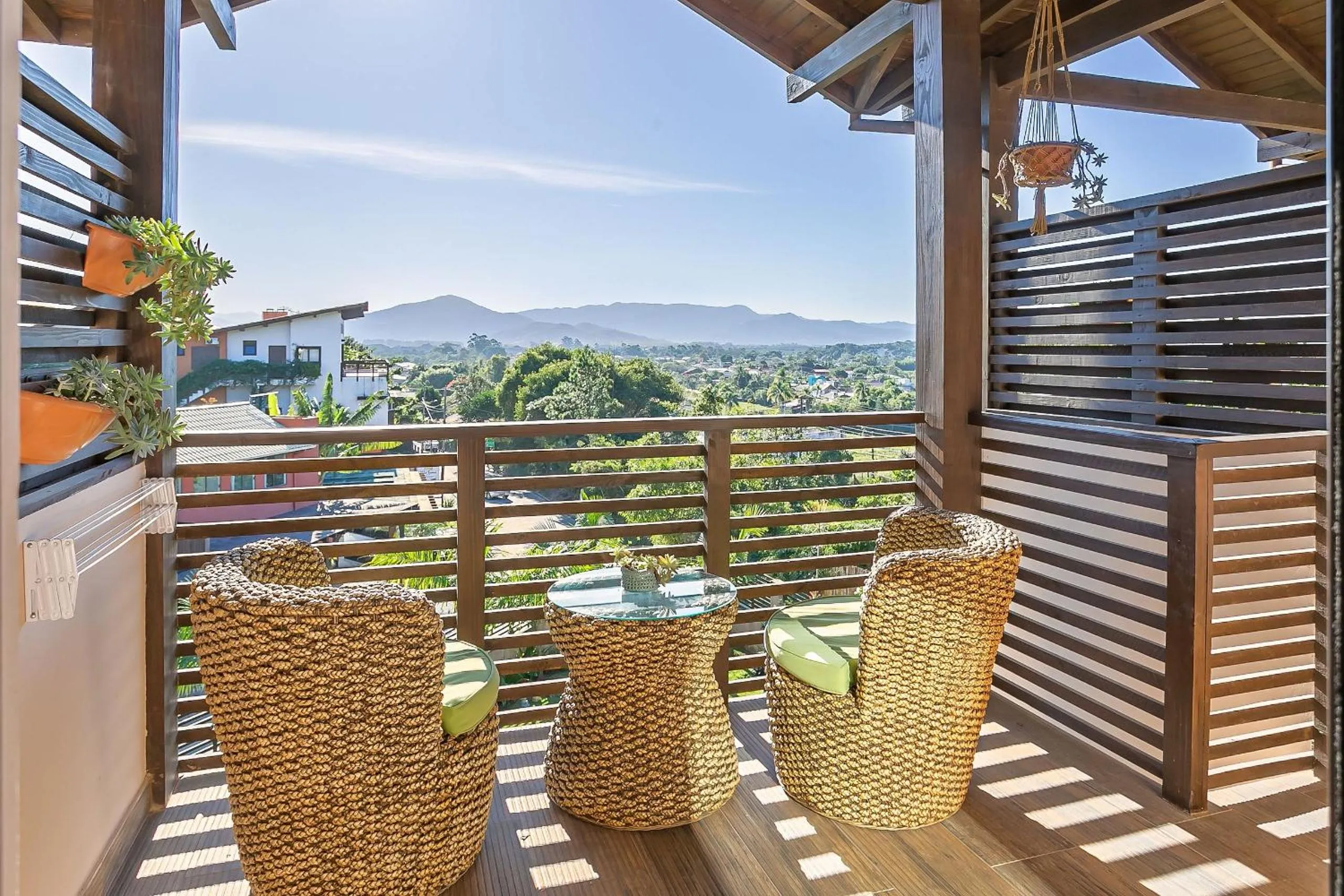 Balcony/Terrace in Shiva Boutique Hotel - Praia do Rosa