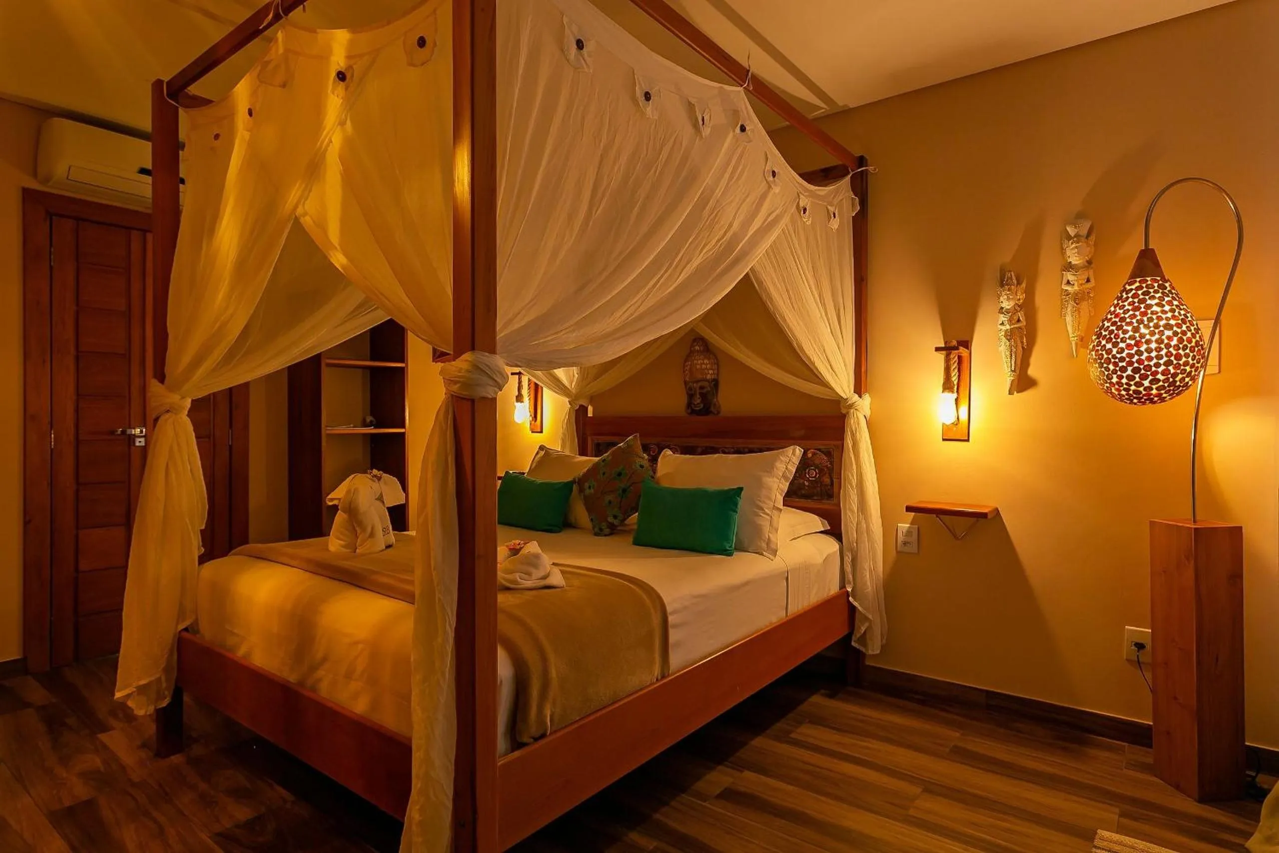 Bedroom, Bed in Shiva Boutique Hotel - Praia do Rosa