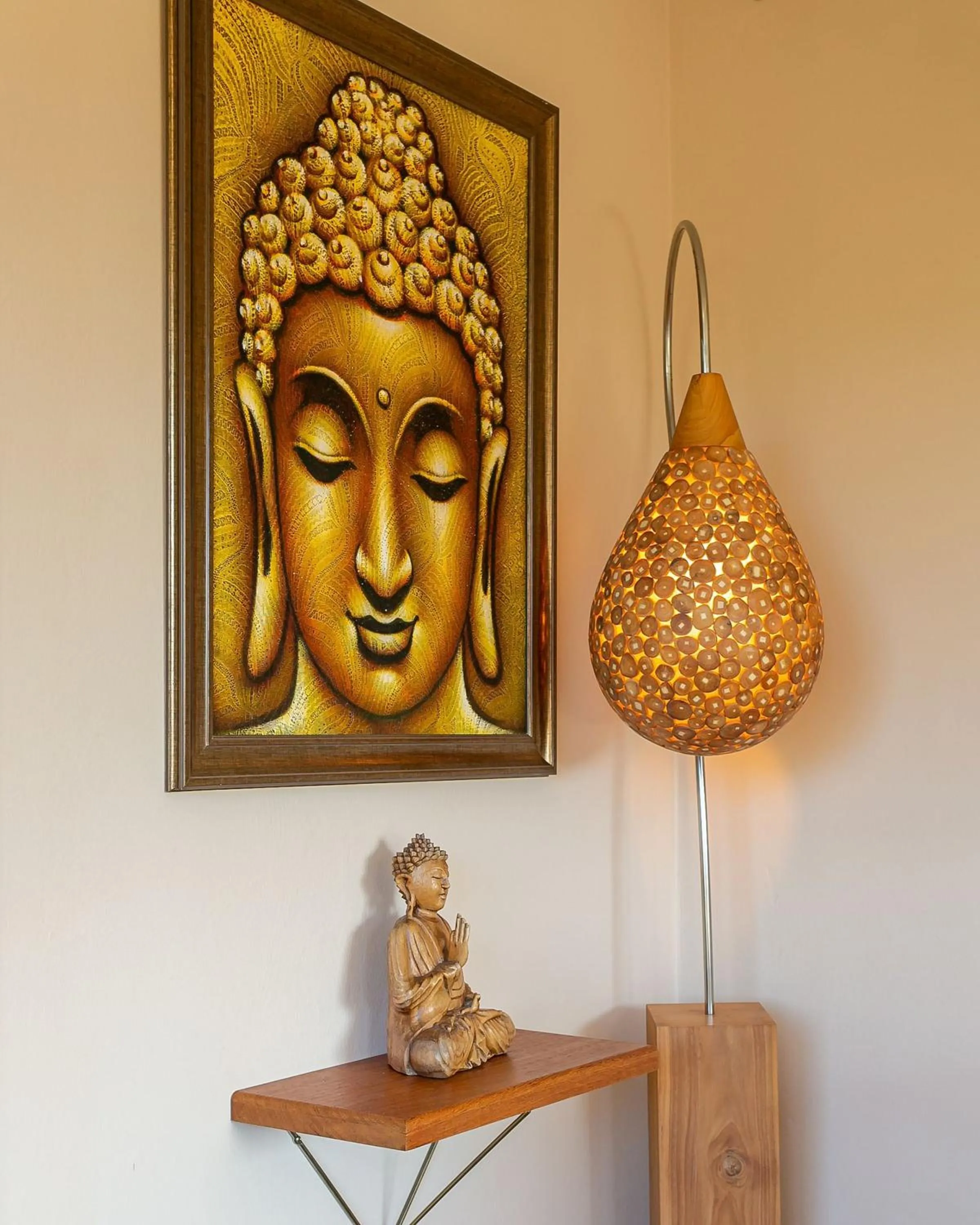 Decorative detail in Shiva Boutique Hotel - Praia do Rosa
