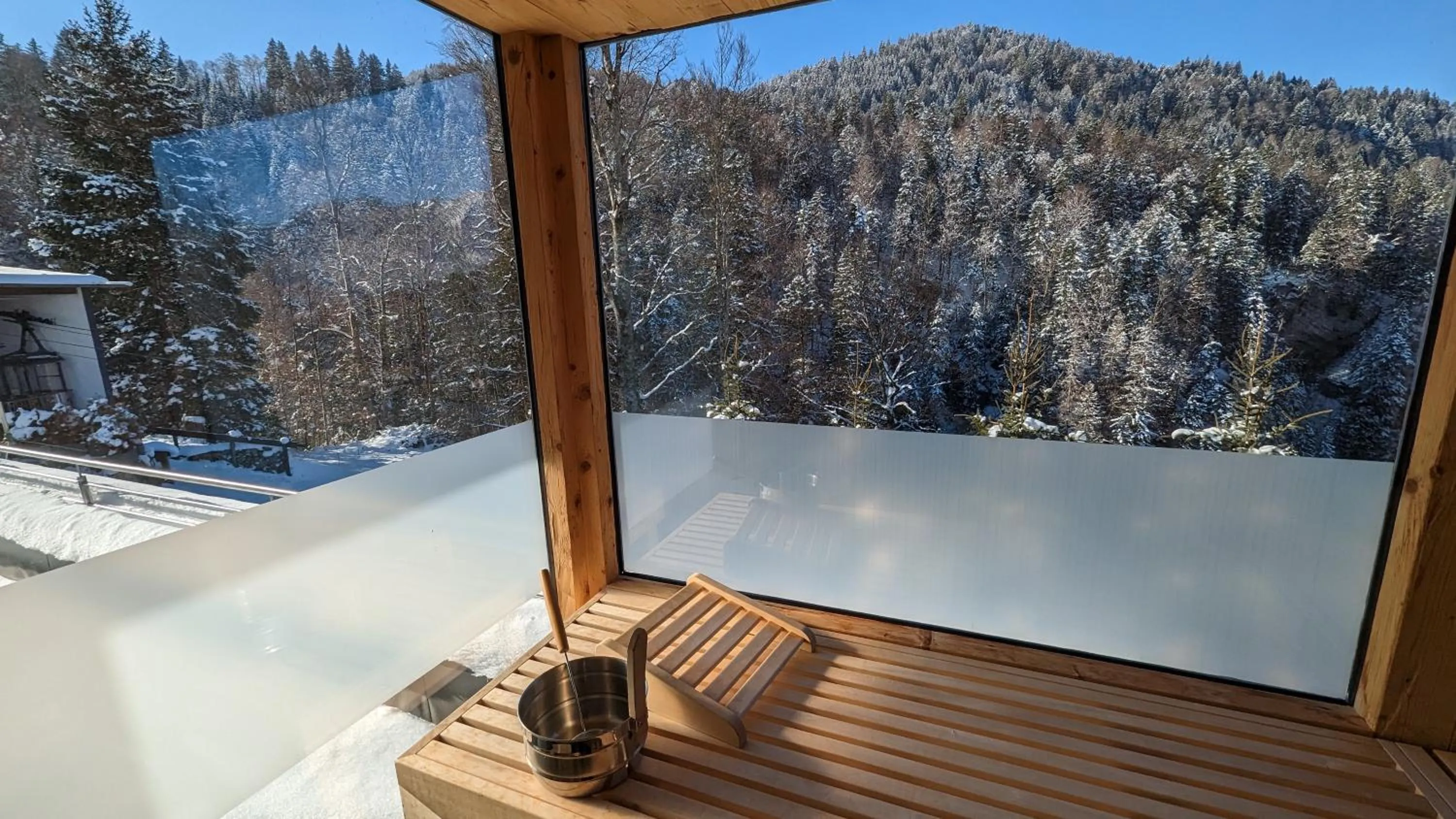 Sauna in Das Graseck - mountain hideaway & health care