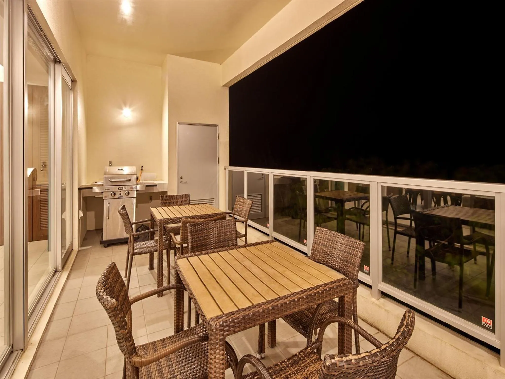 BBQ facilities in The Pool & Sauna Villa MOTOBU