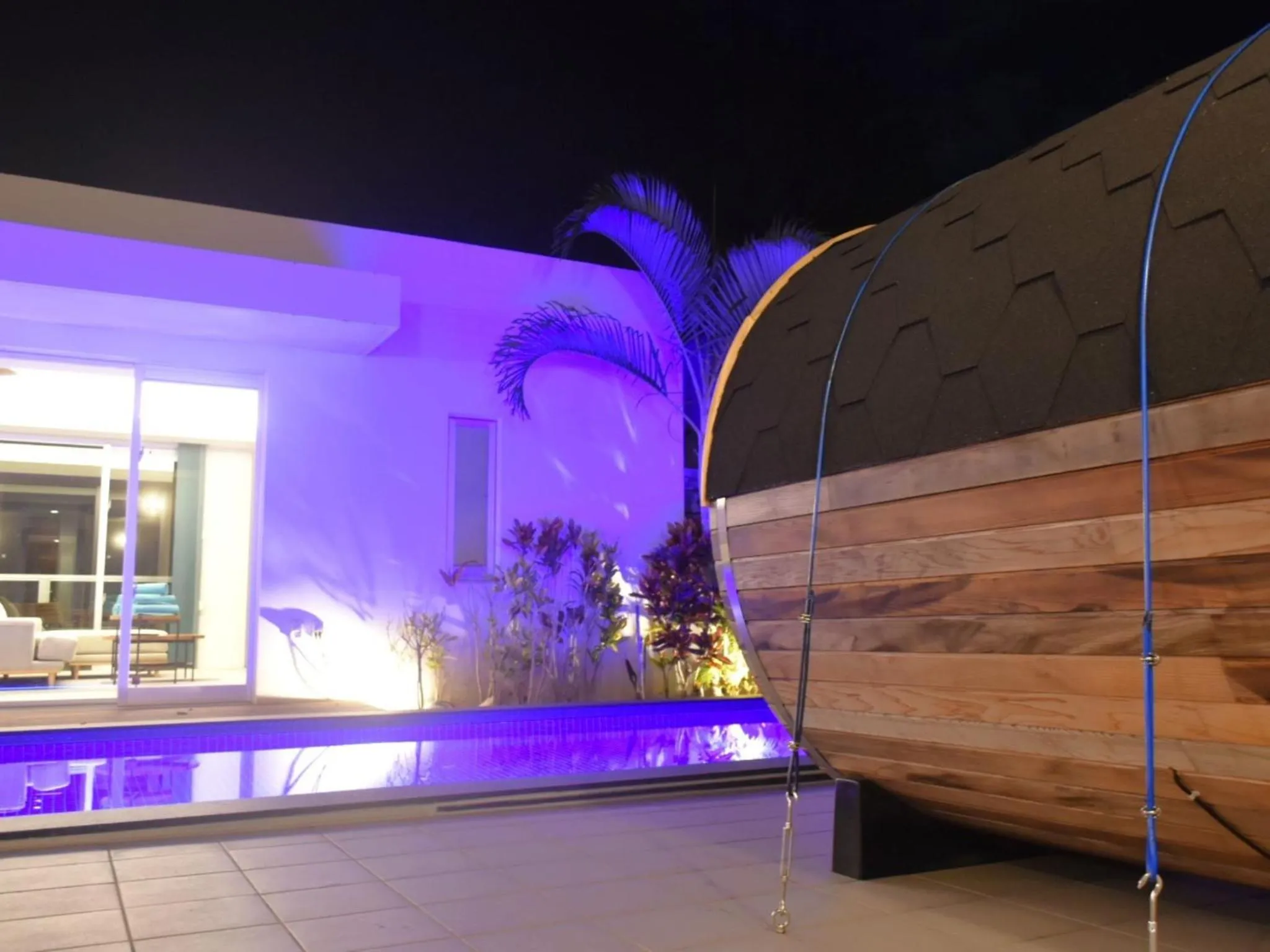 Sauna in The Pool & Sauna Villa MOTOBU