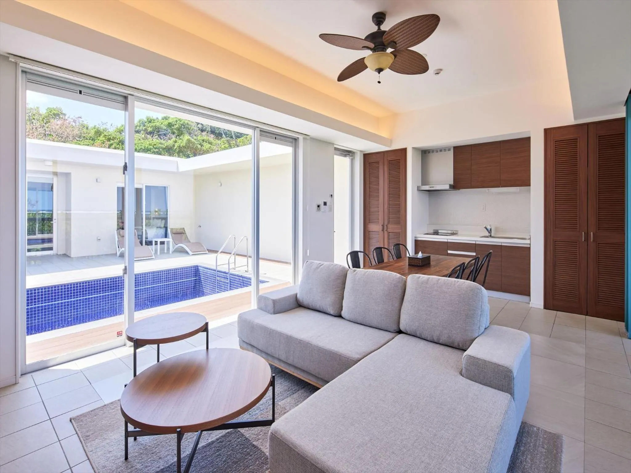 Photo of the whole room in The Pool & Sauna Villa MOTOBU