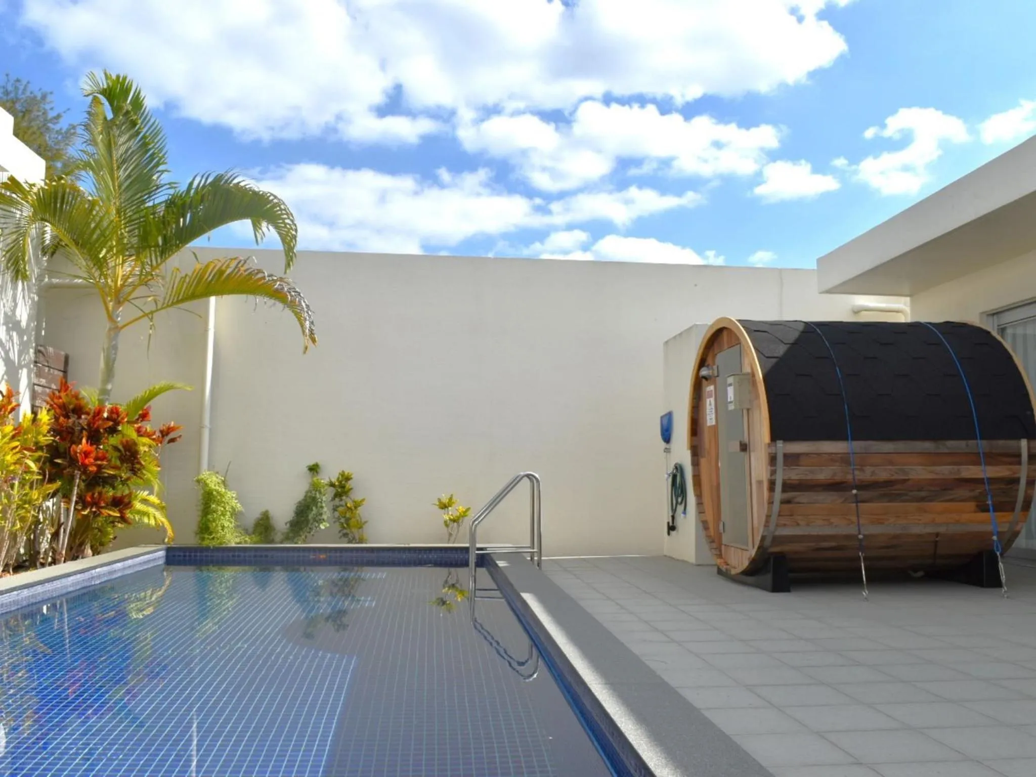 Sauna in The Pool & Sauna Villa MOTOBU