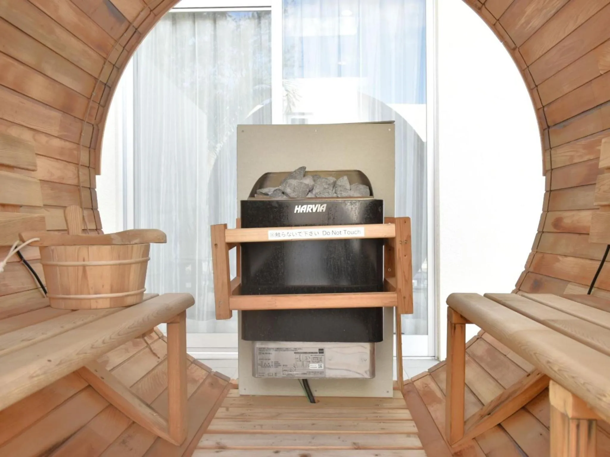 Sauna in The Pool & Sauna Villa MOTOBU