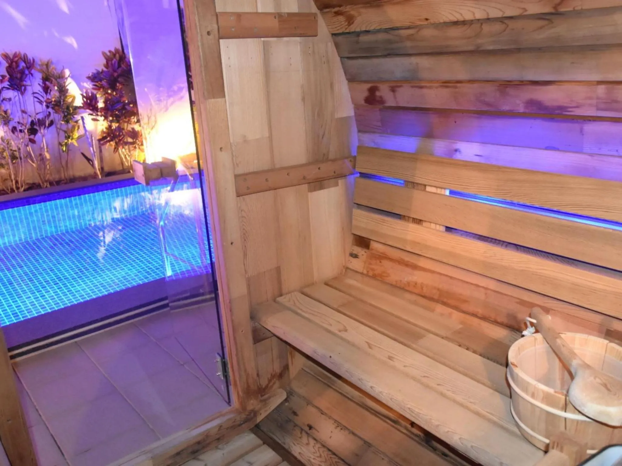 Sauna in The Pool & Sauna Villa MOTOBU