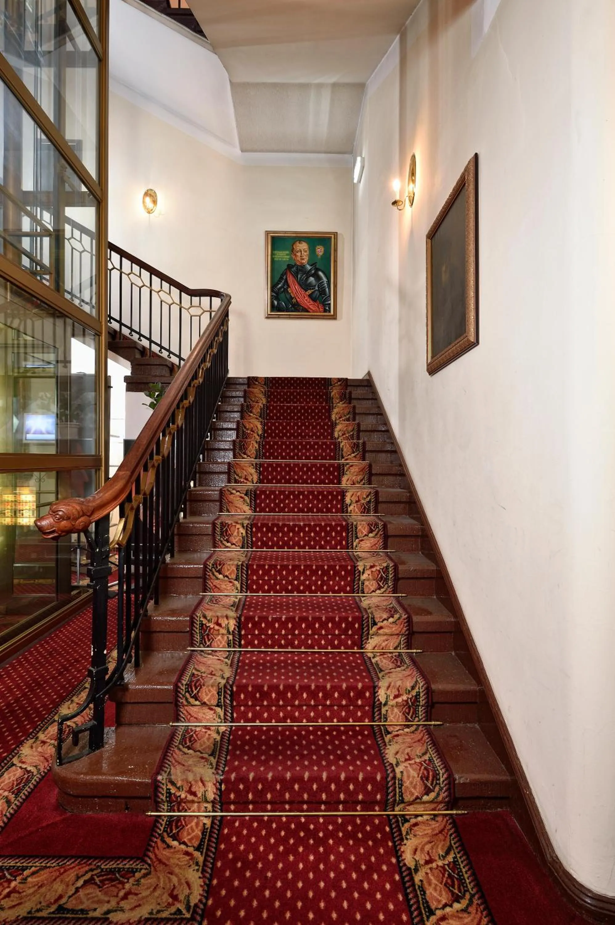 Lobby or reception in Hotel Graf von Mansfeld