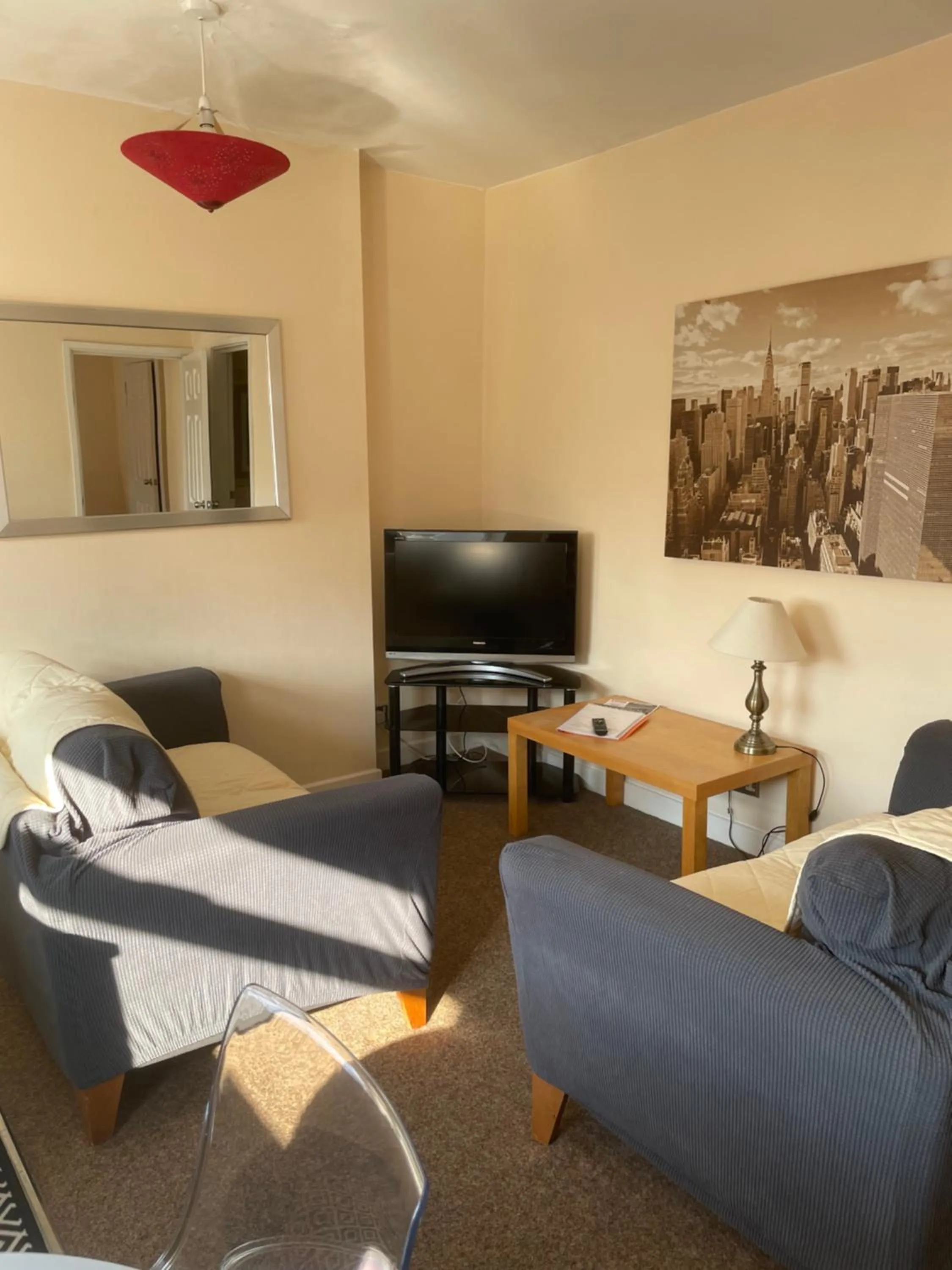 Seating area in Aparthotel Blackpool