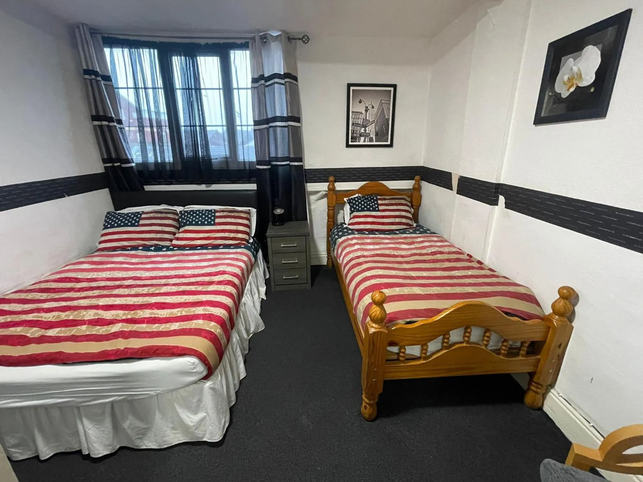 Bed in Manhattan Hotel