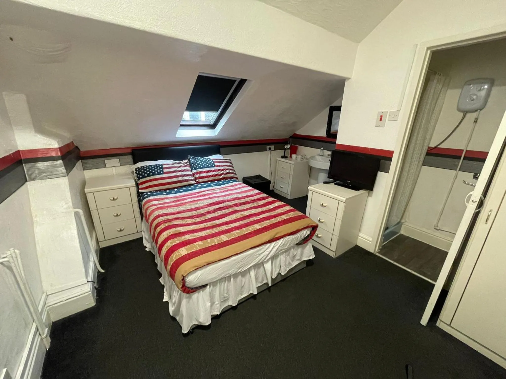 Bed in Manhattan Hotel