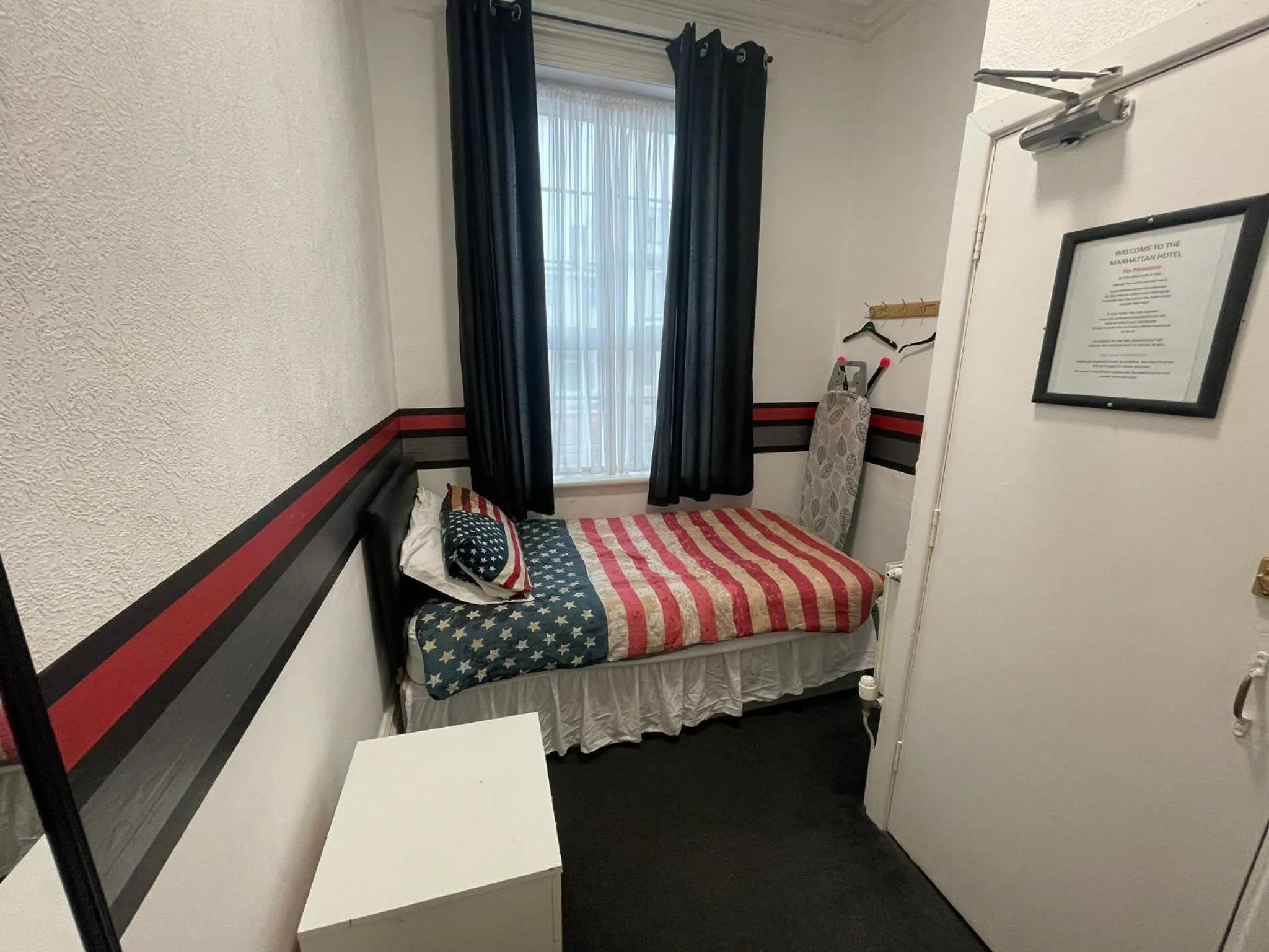 Bed in Manhattan Hotel