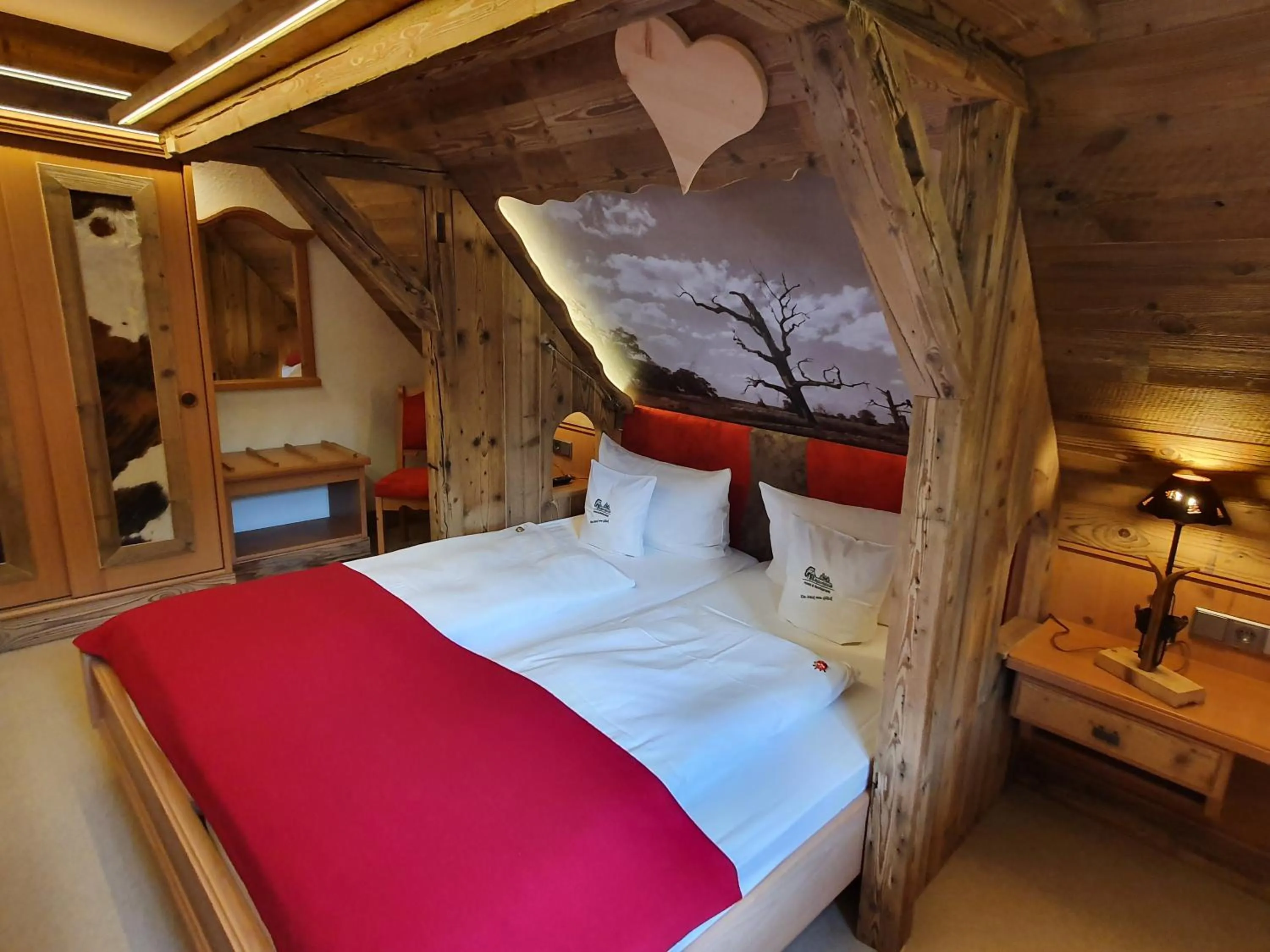 Bed in Hotel und Restaurant Köhlerhütte - Fürstenbrunn