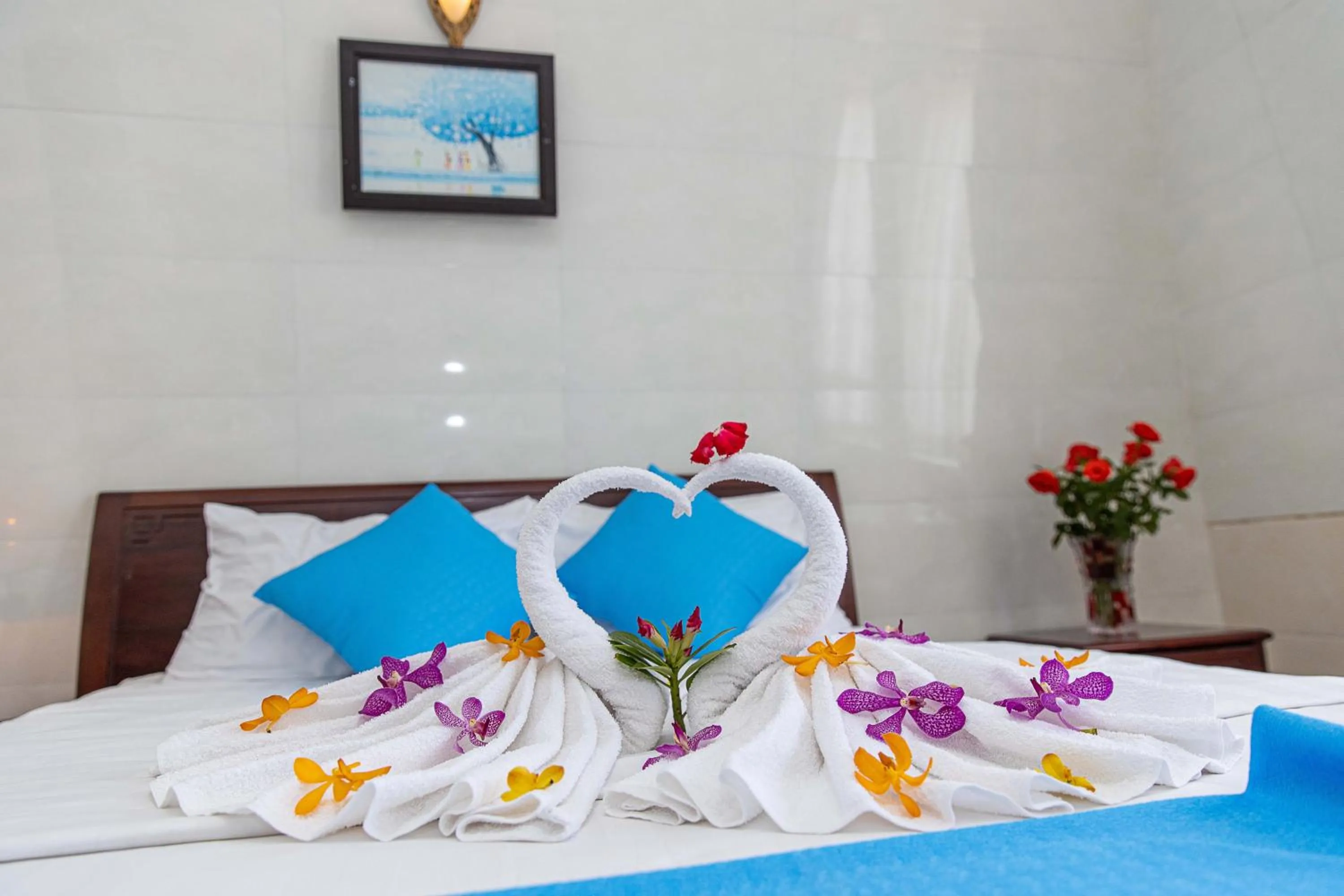 Bed in Phong Lan 2 Hotel