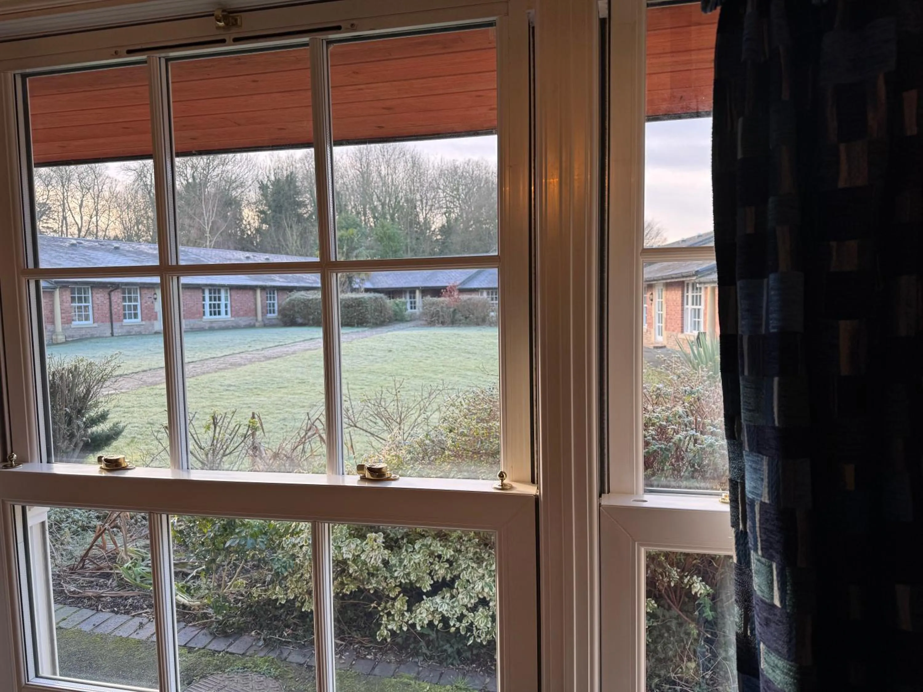 Garden view in Netley Hall